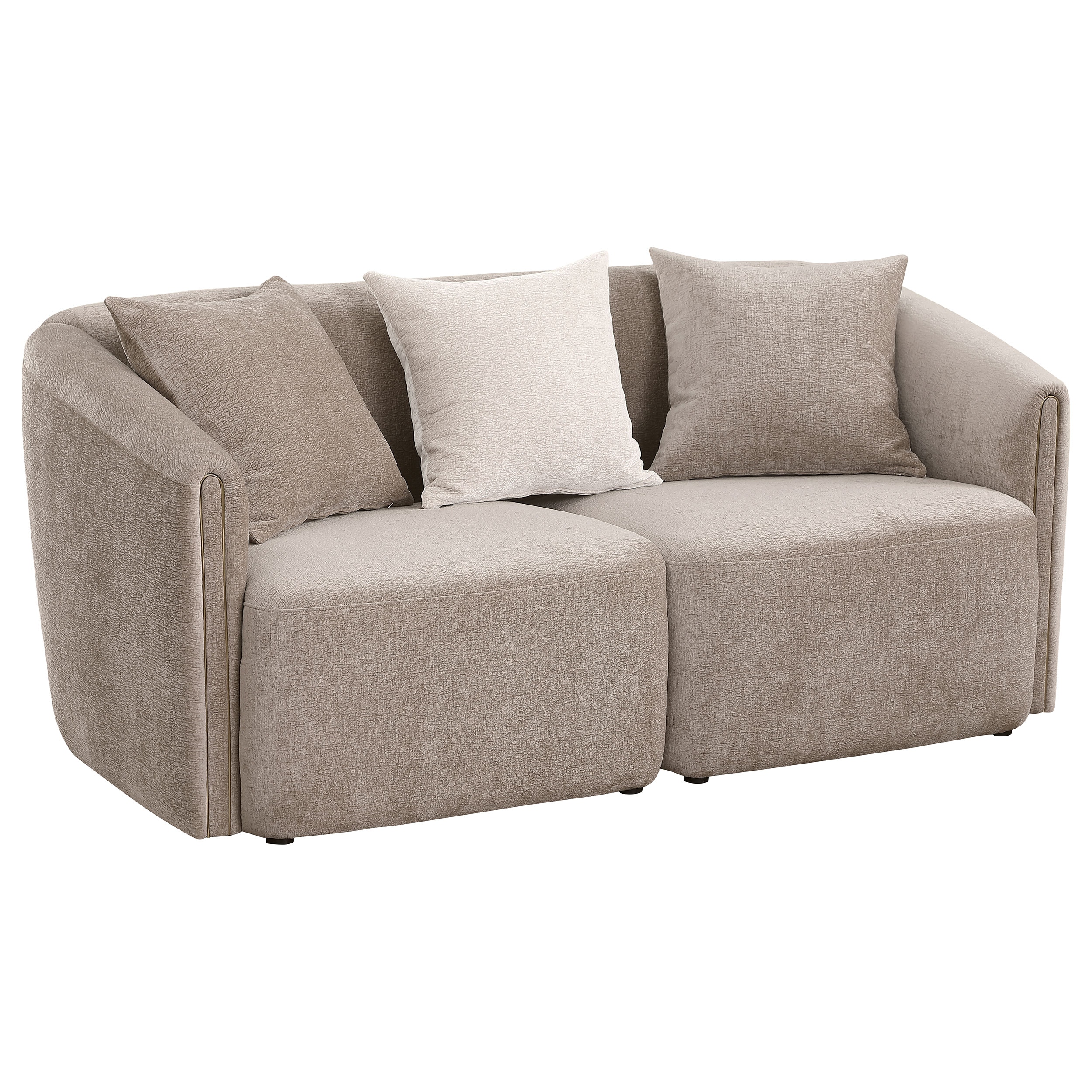 Coaster Living Room Townsend 3-piece Chenille Upholstered Sofa Set
