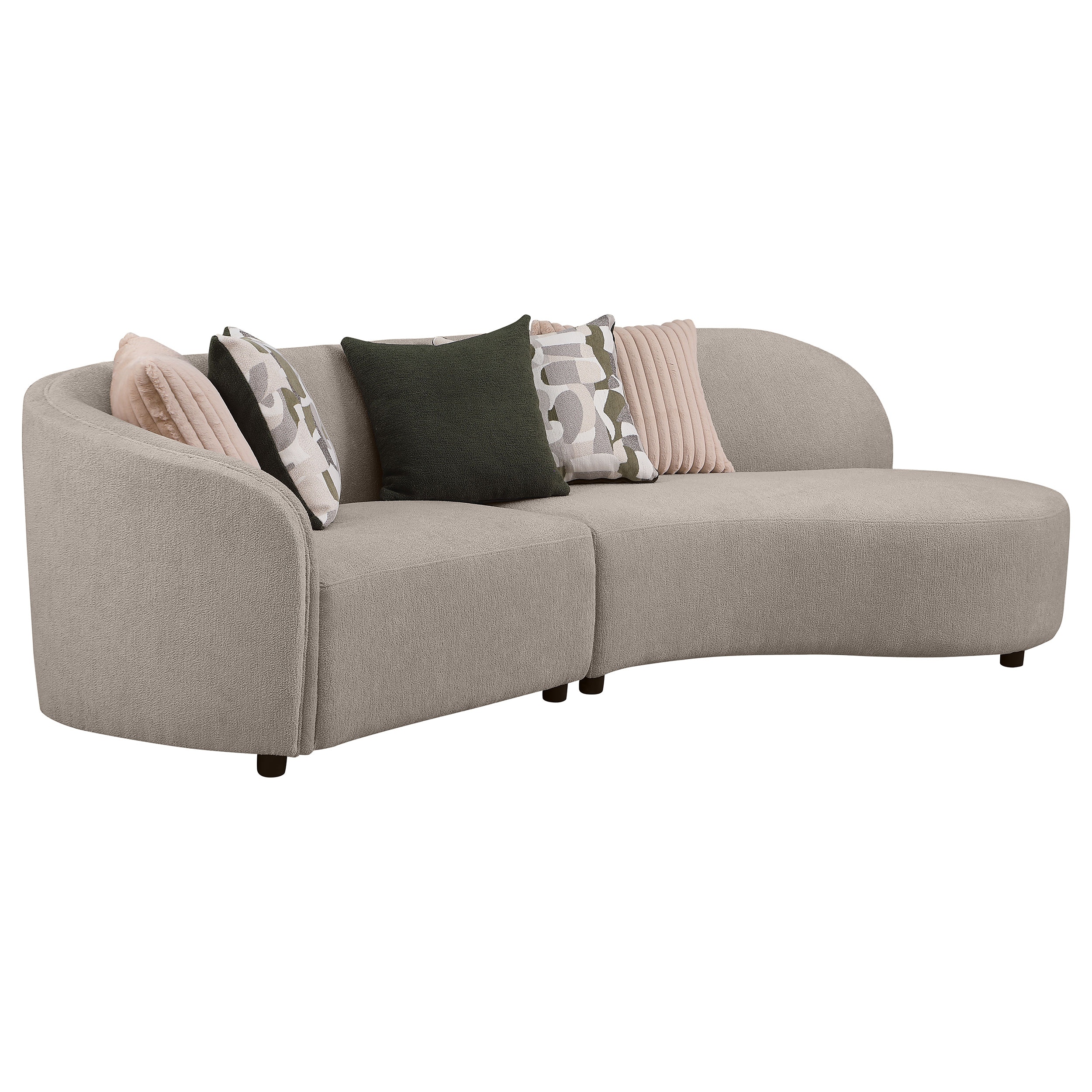 Coaster Living Room Fayette 2-piece Upholstered Sectional Sofa