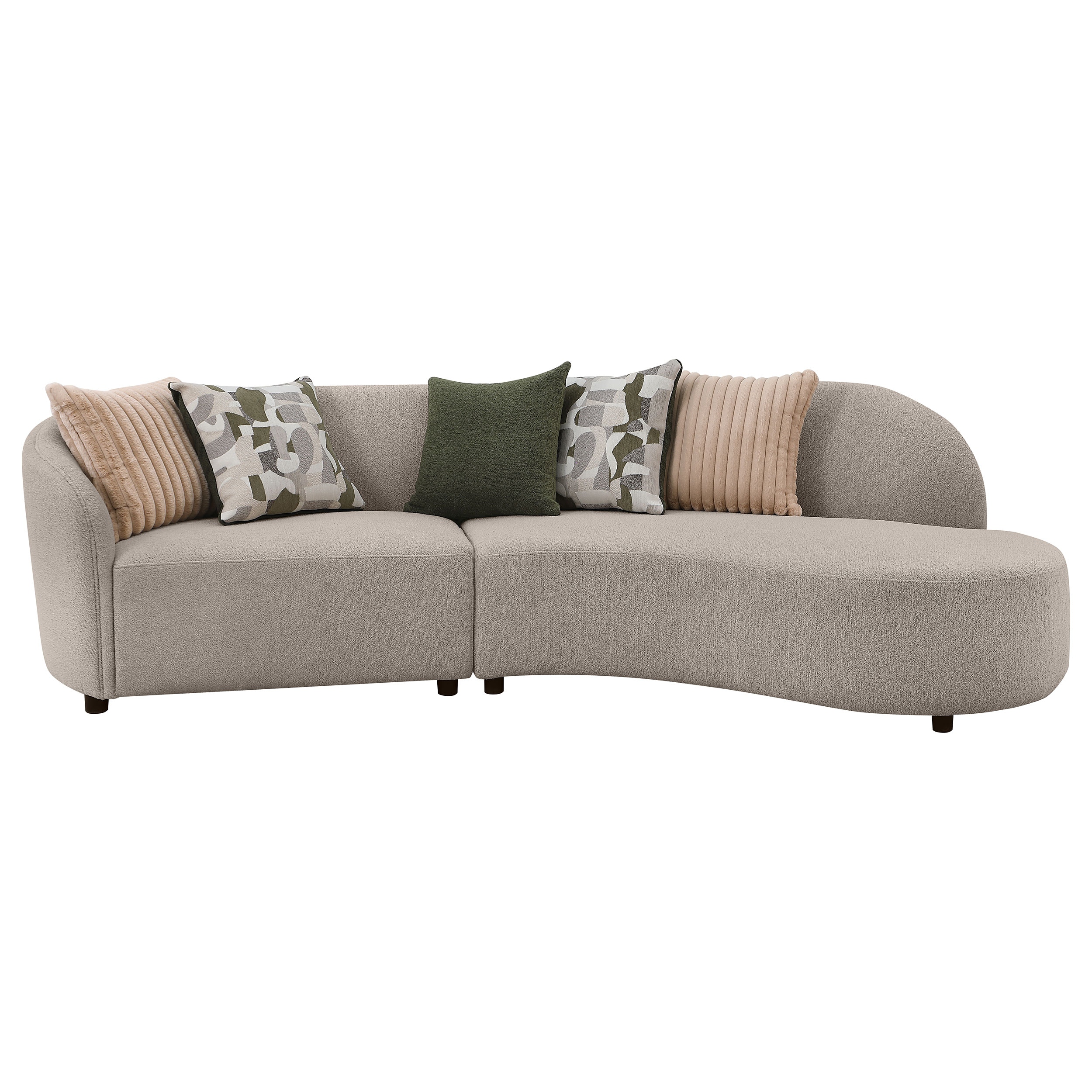 Coaster Living Room Fayette 2-piece Upholstered Sectional Sofa