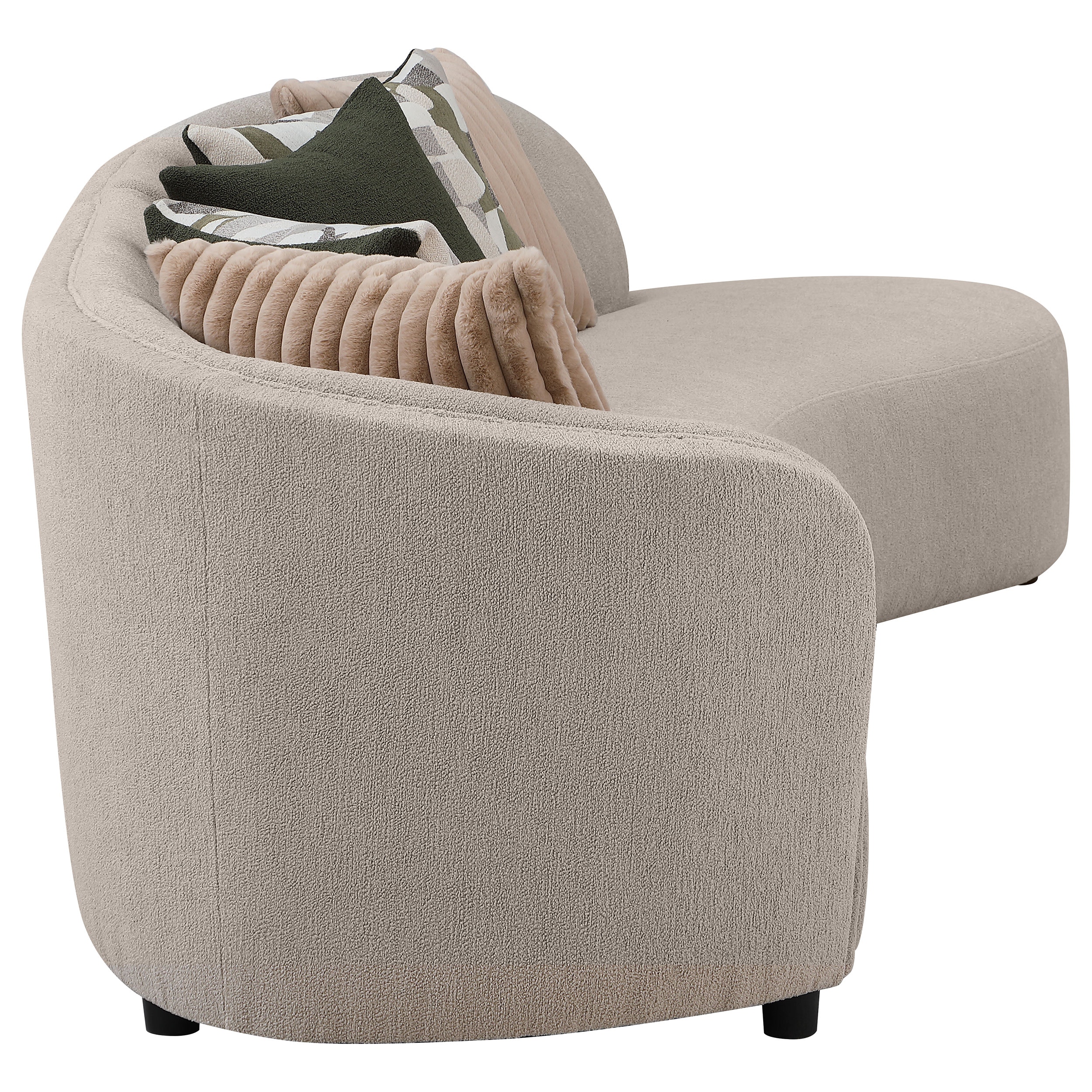 Coaster Living Room Fayette 2-piece Upholstered Sectional Sofa