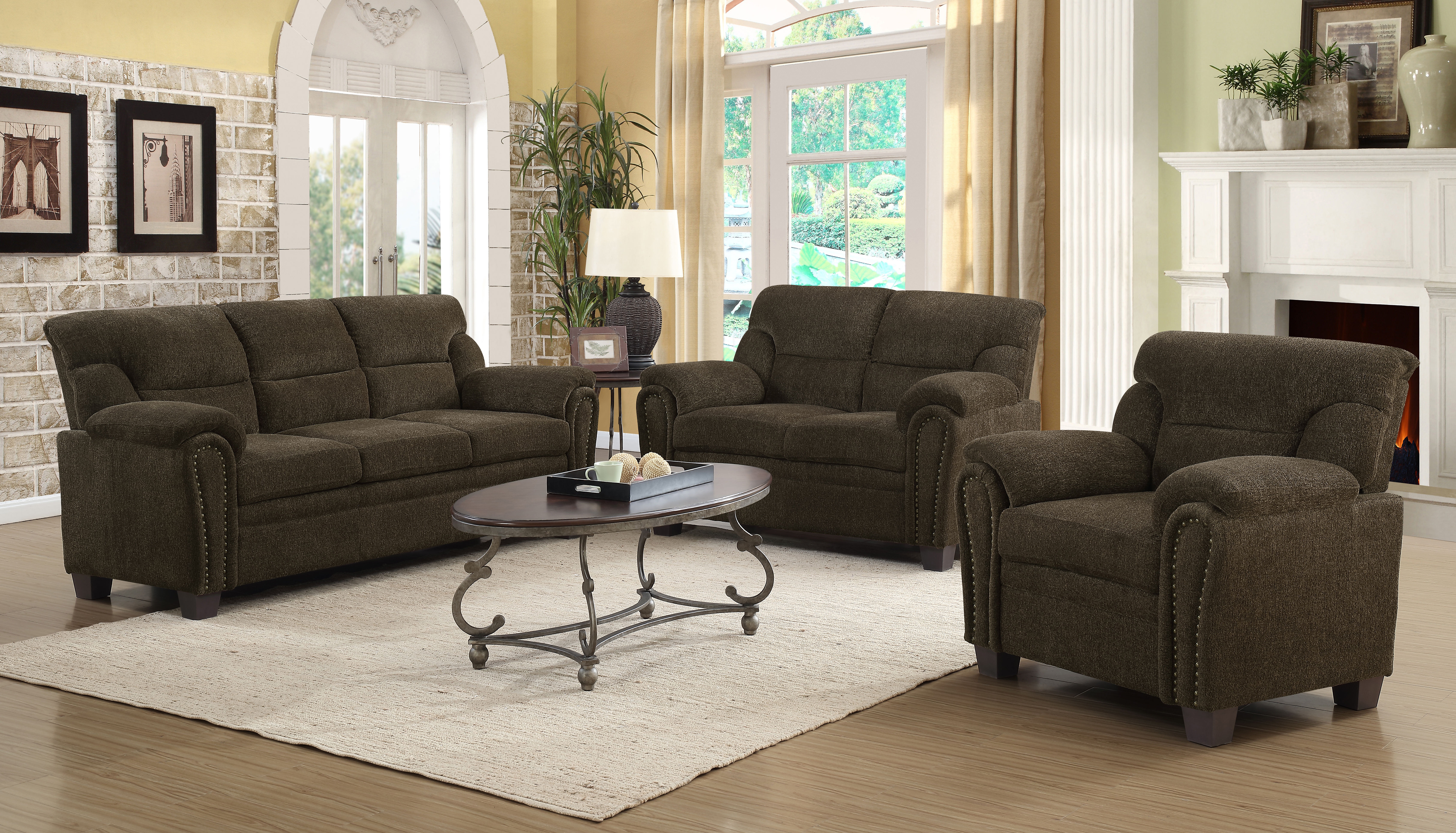 Coaster Living Room Sofa 506571 Wenz Home Furniture Green Bay WI