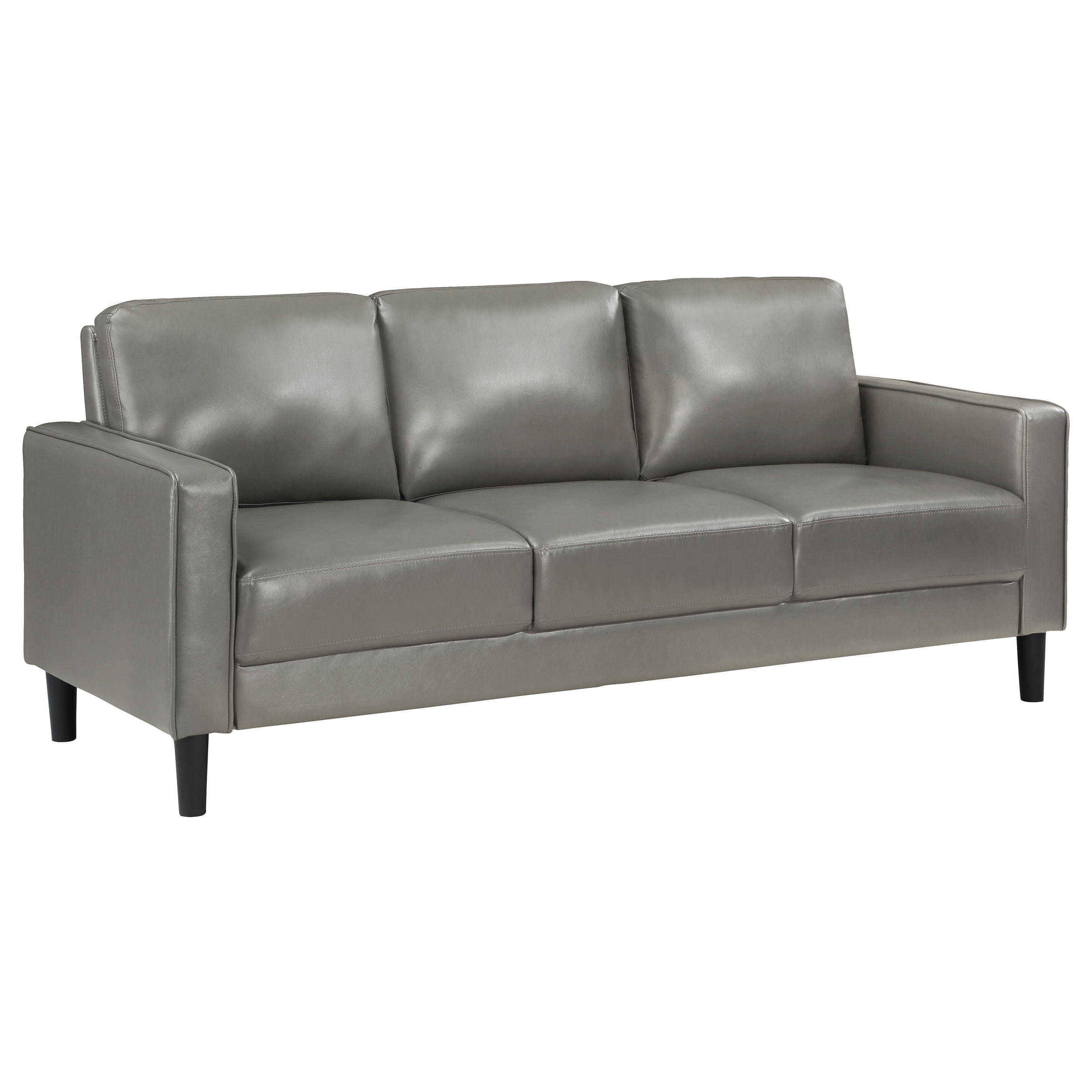 Coaster Living Room Ruth 3-piece Upholstered Track Arm Sofa Set