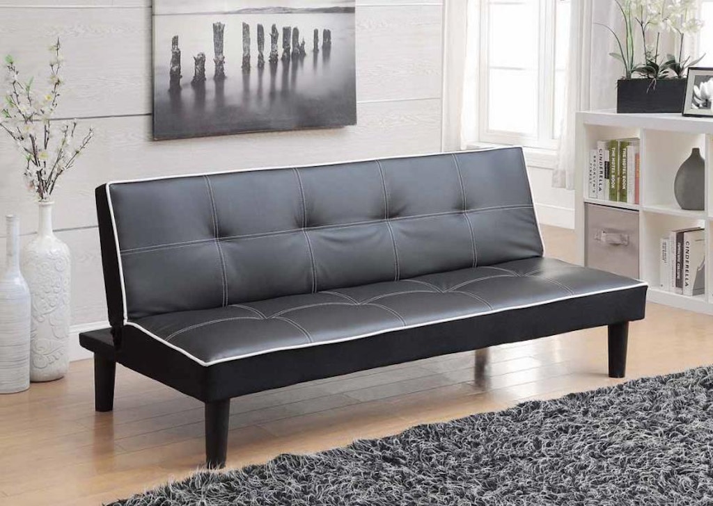 mercer leather sofa bed