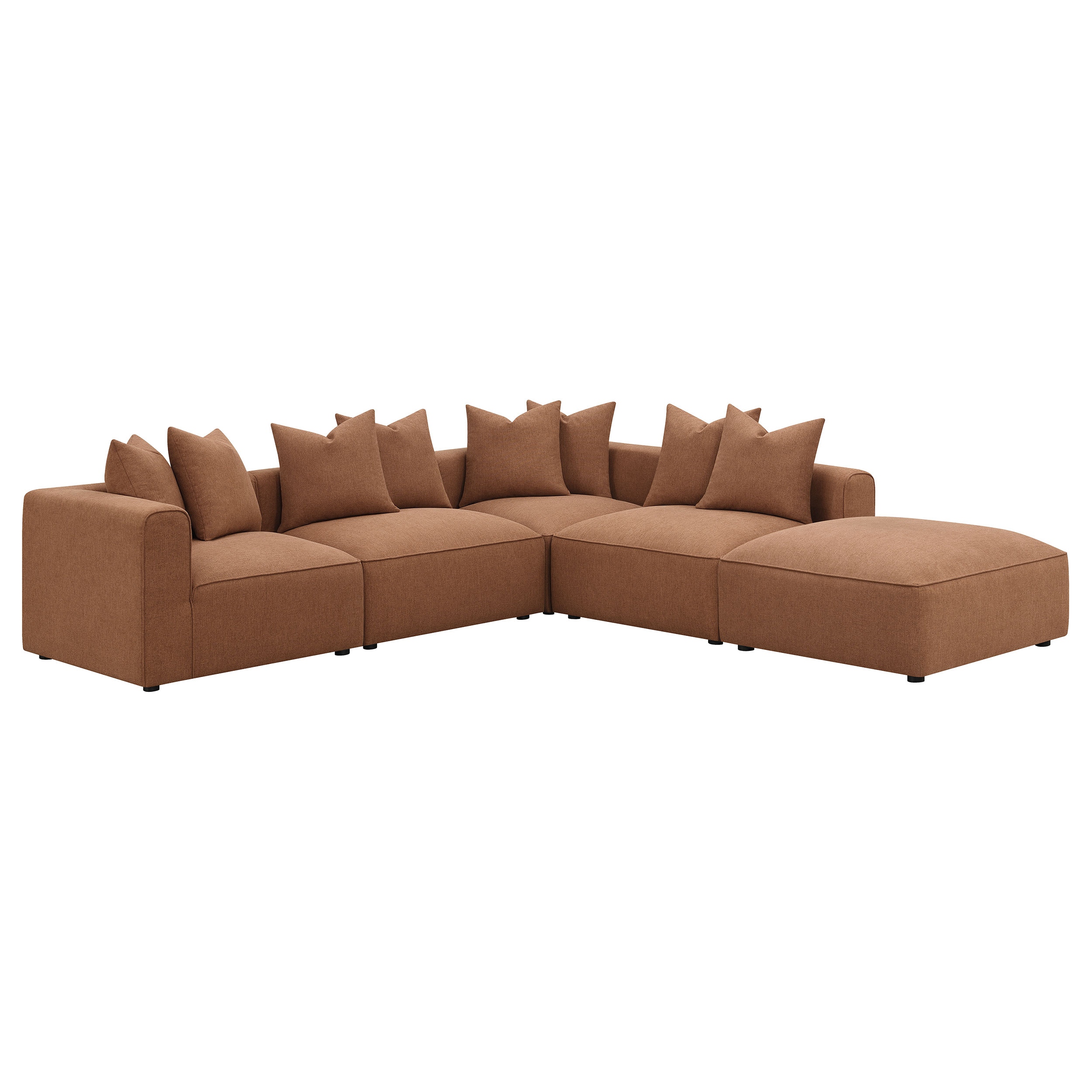 Coaster Living Room Jennifer 6-piece Upholstered Modular Sectional