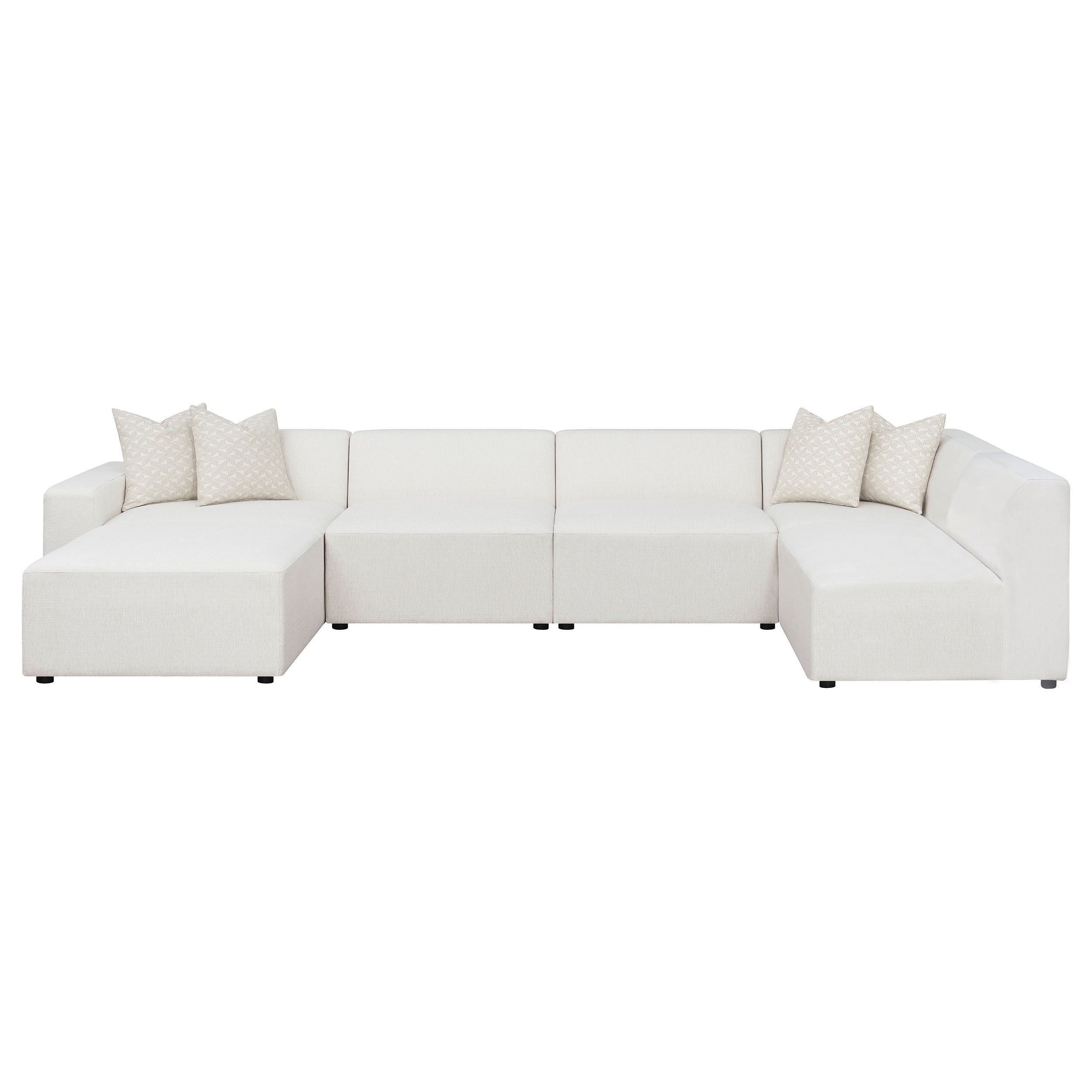 Coaster Living Room Freddie 6-piece Upholstered Modular Sectional
