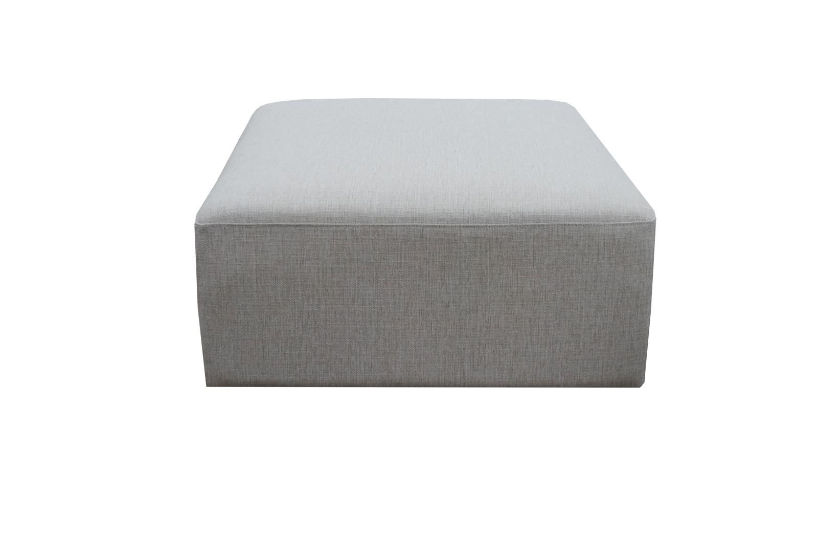 Coaster Living Room Freddie Square Upholstered Ottoman Pearl