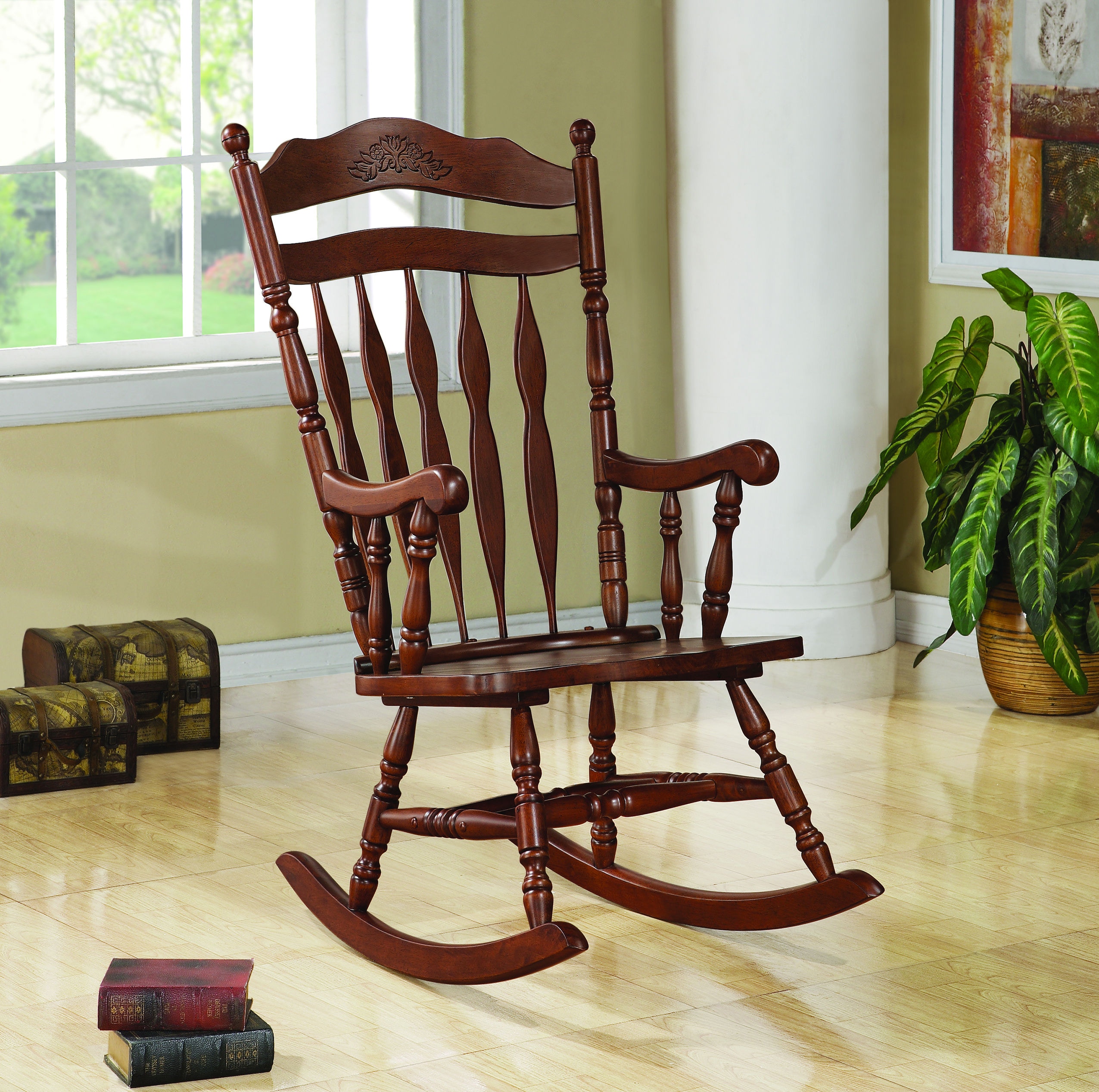 Coaster Living Room Rocking Chair 600187II Wenz Home Furniture