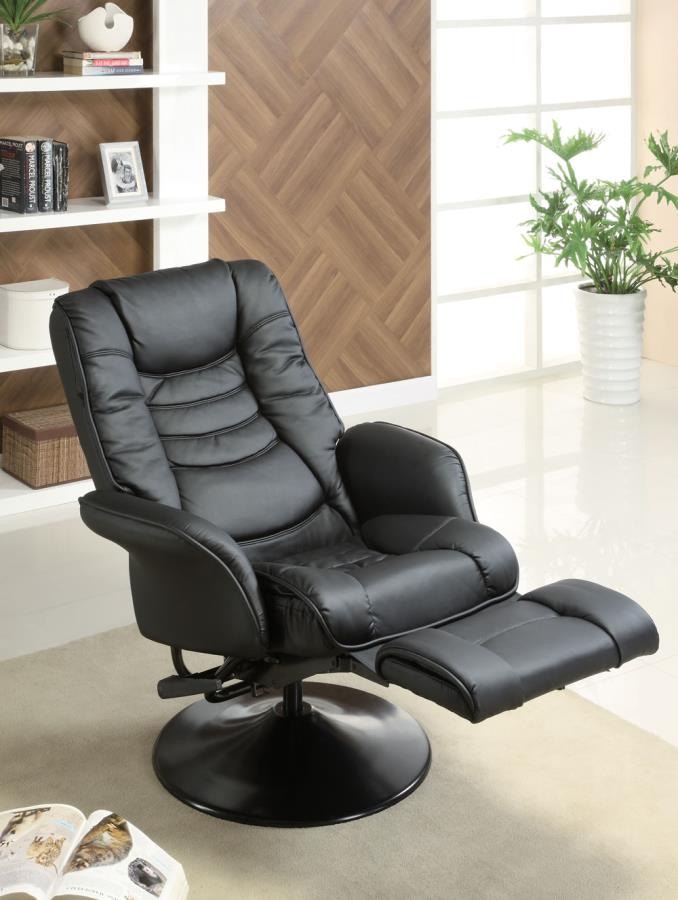 Coaster swivel outlet recliner