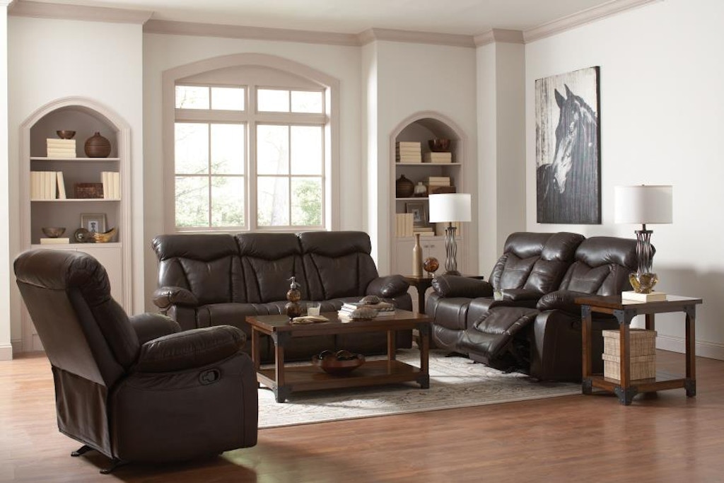 Whittlesey Dark Brown Living Room Sets