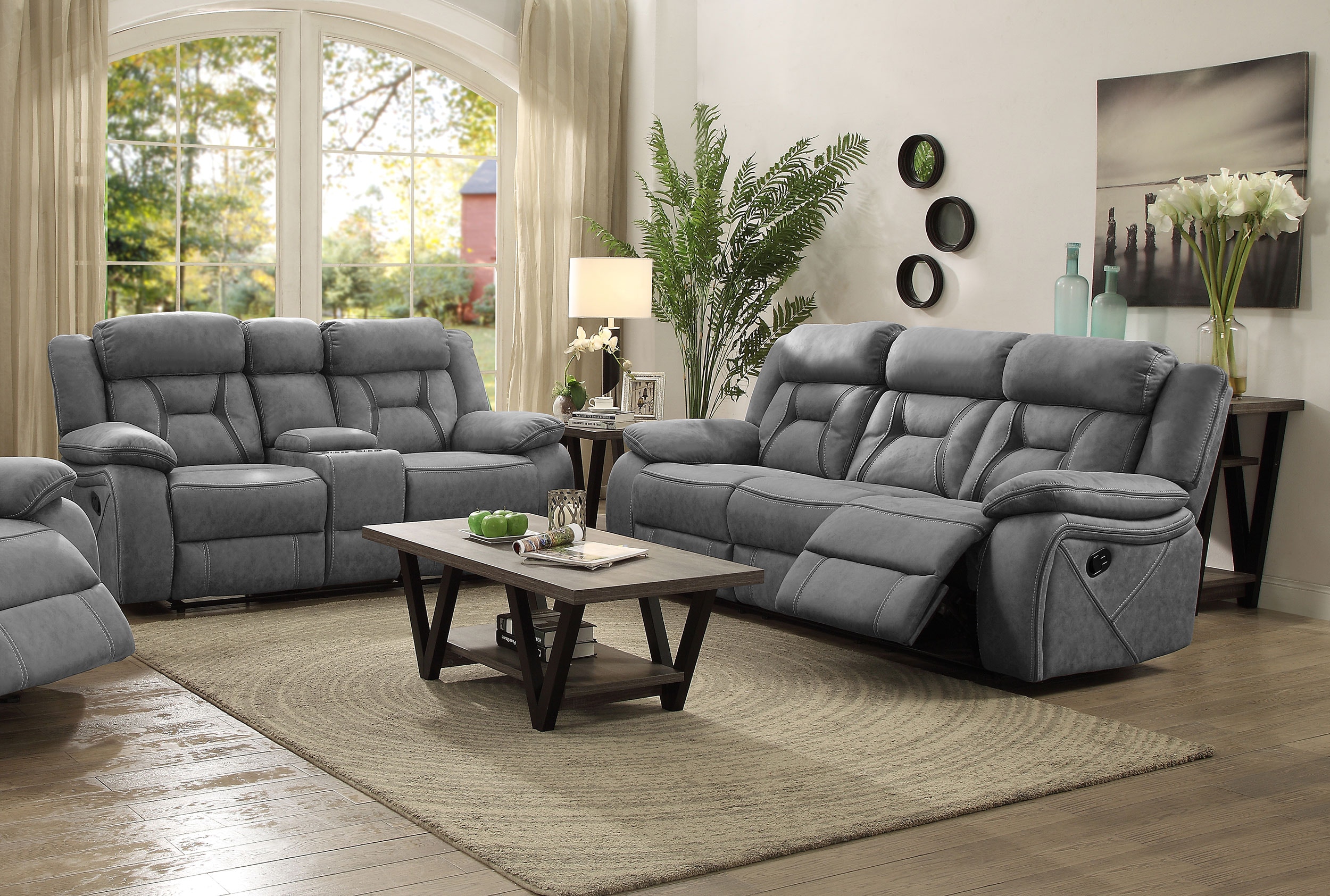 602261 Coaster Coaster Motion Sofa Higgins 2-piece Upholstered
