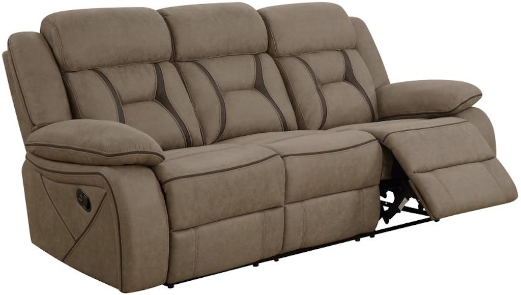 houston leather motion sofa