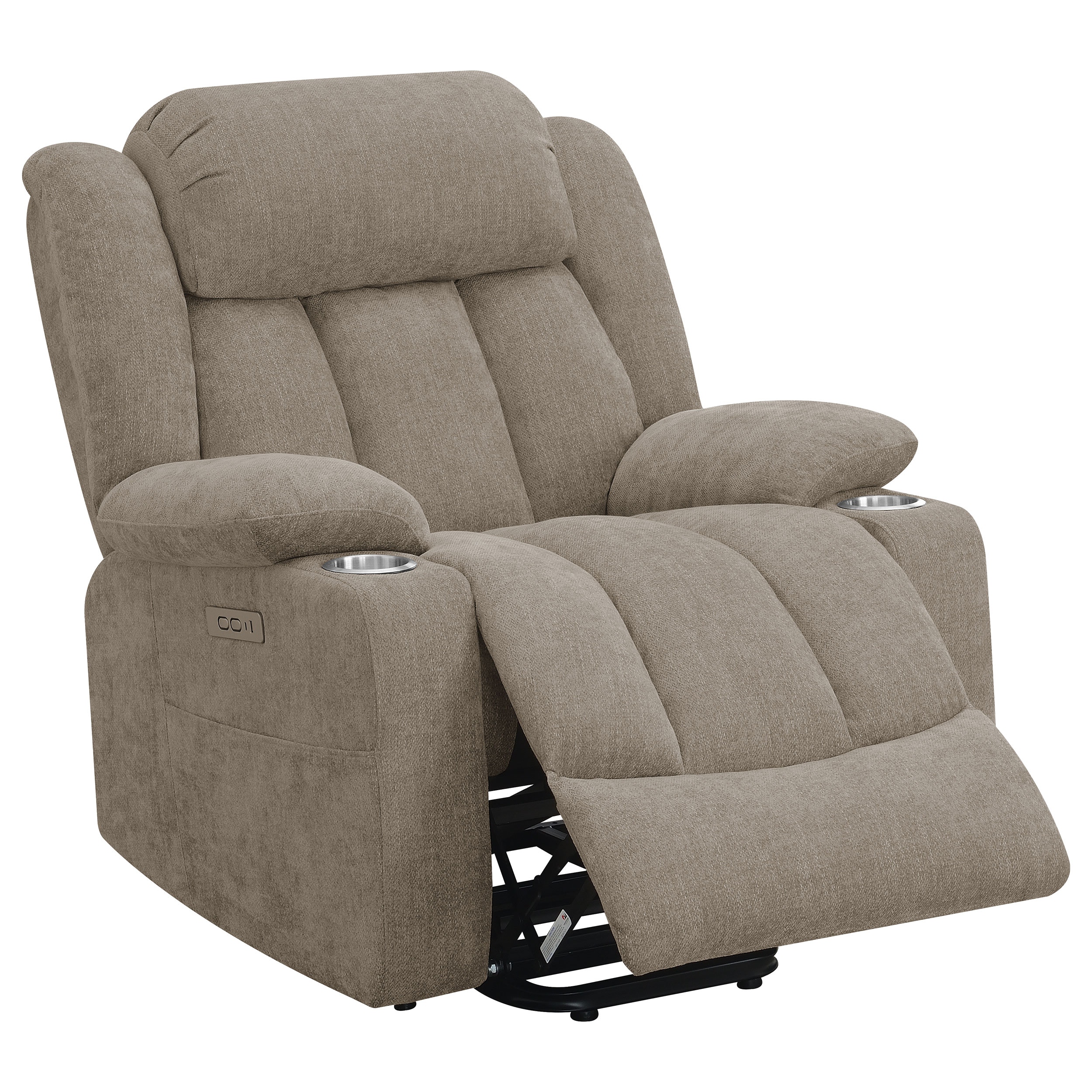 Coaster Living Room Houston Upholstered Power Lift Recliner Chair