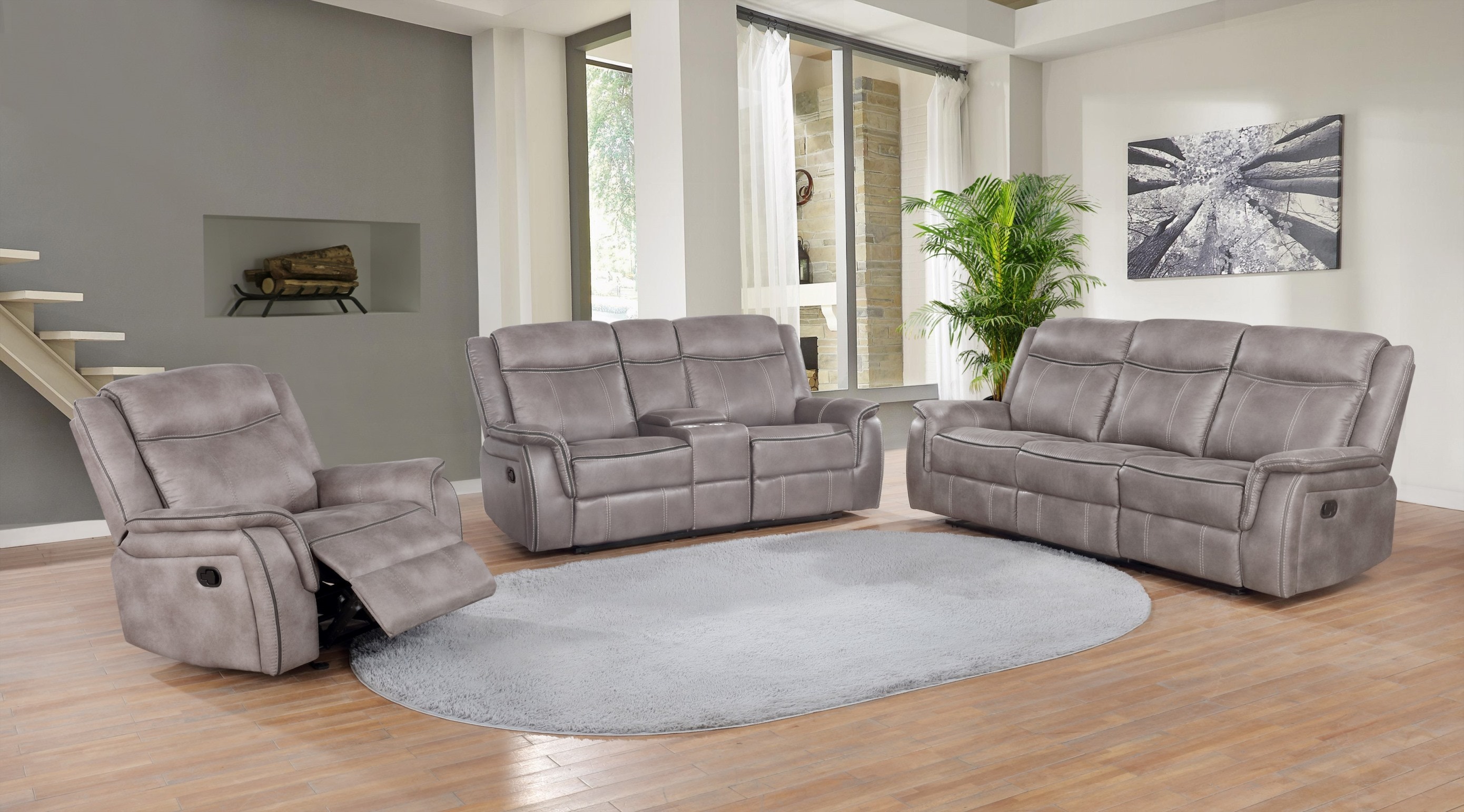 Lawrence 3 best sale piece reclining set