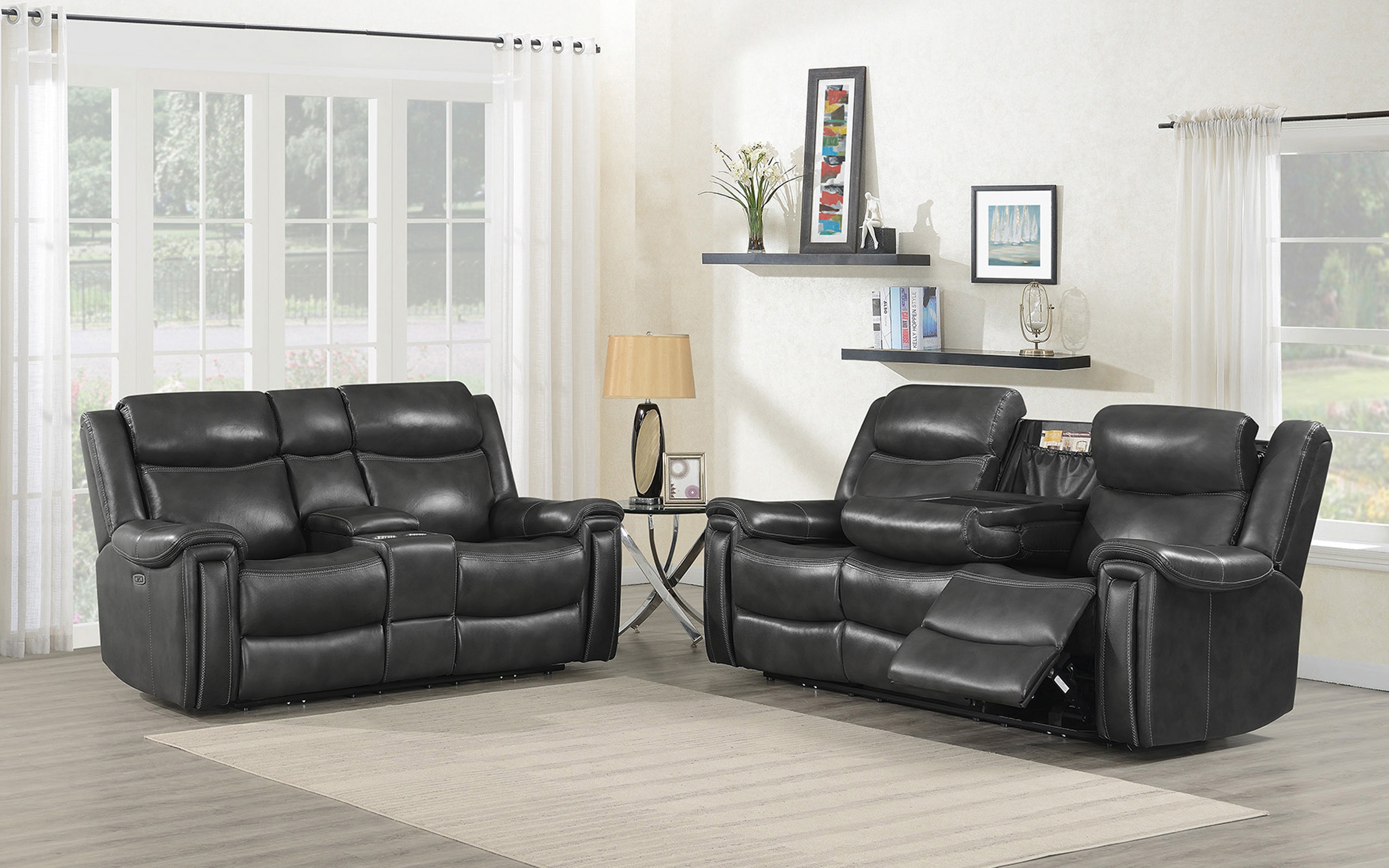 Coaster Living Room 2 Piece Set 609321PPI S2 High Point