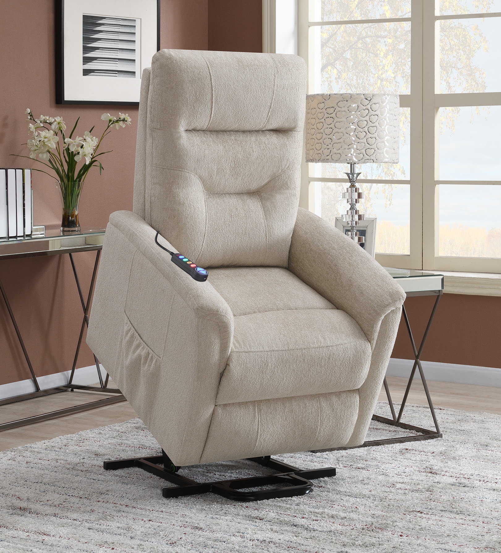 Coaster Living Room Power Lift Massage Chair 609405P Anna s Home