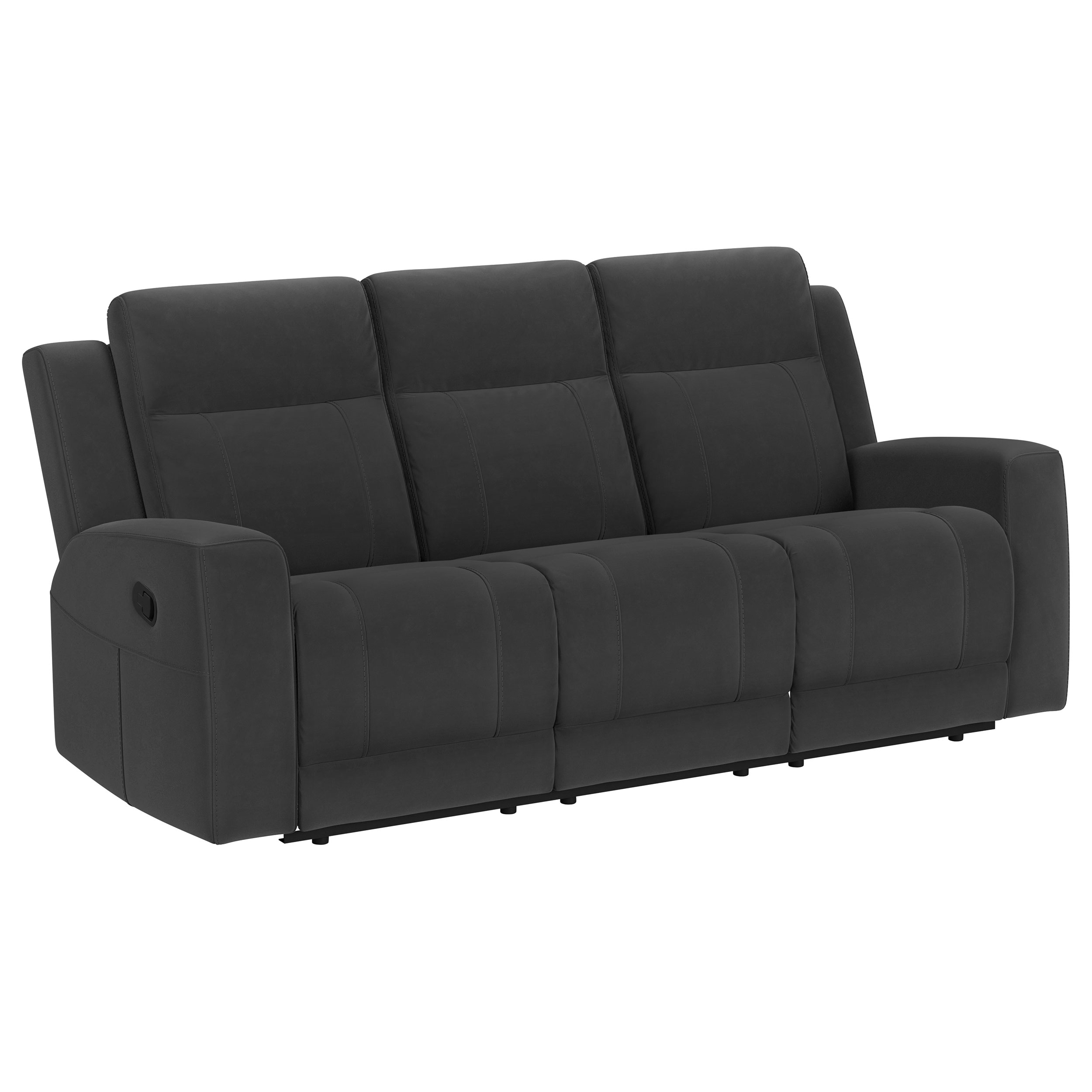 Coaster Living Room Brentwood 2-piece Upholstered Reclining Sofa