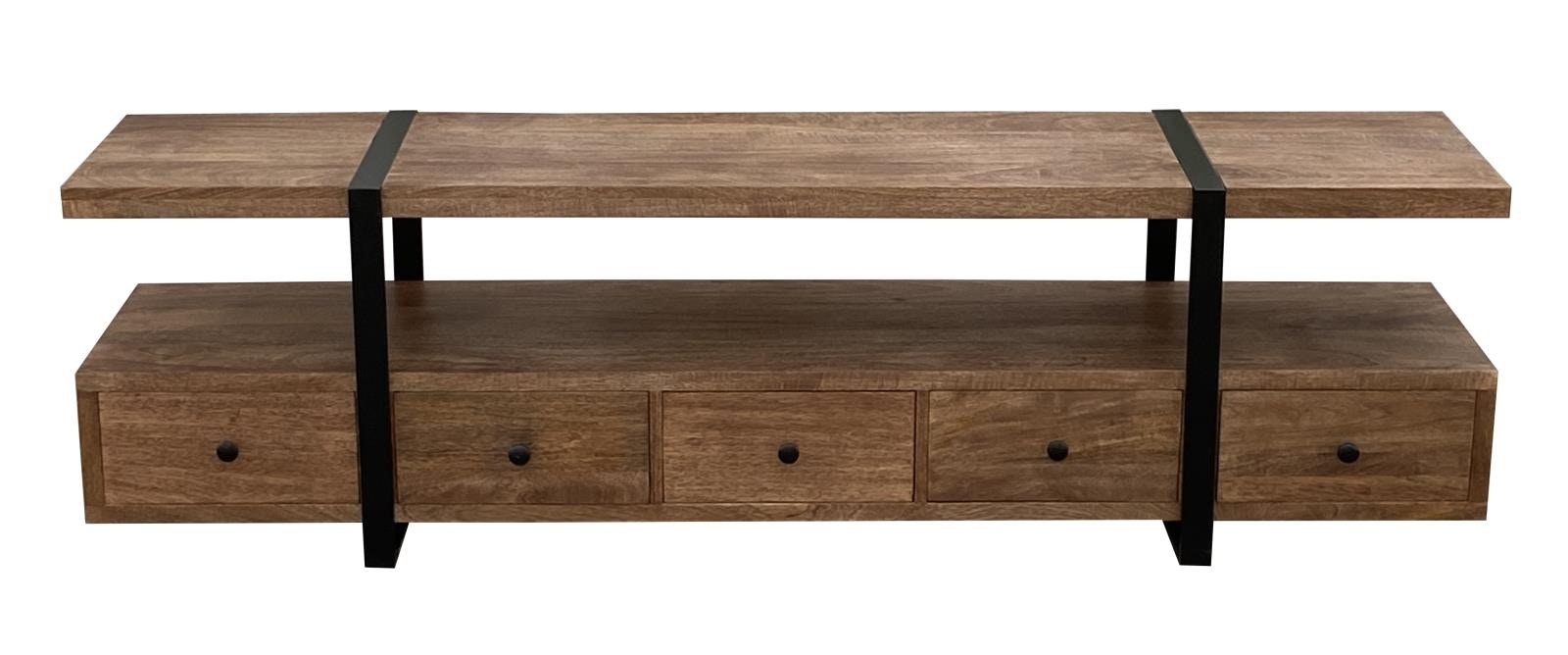 Coaster Home Entertainment Otto 5-drawer Mango Wood 70-inch TV