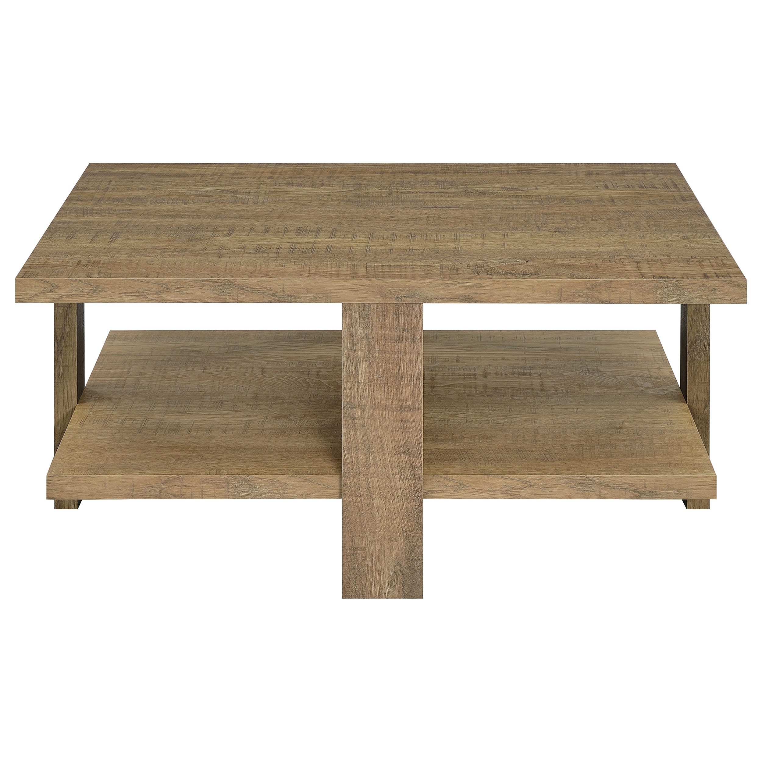 【cornice】COFFEE TABLE Vinsetto Square High Glossy Coffee Table with 16-Color LED