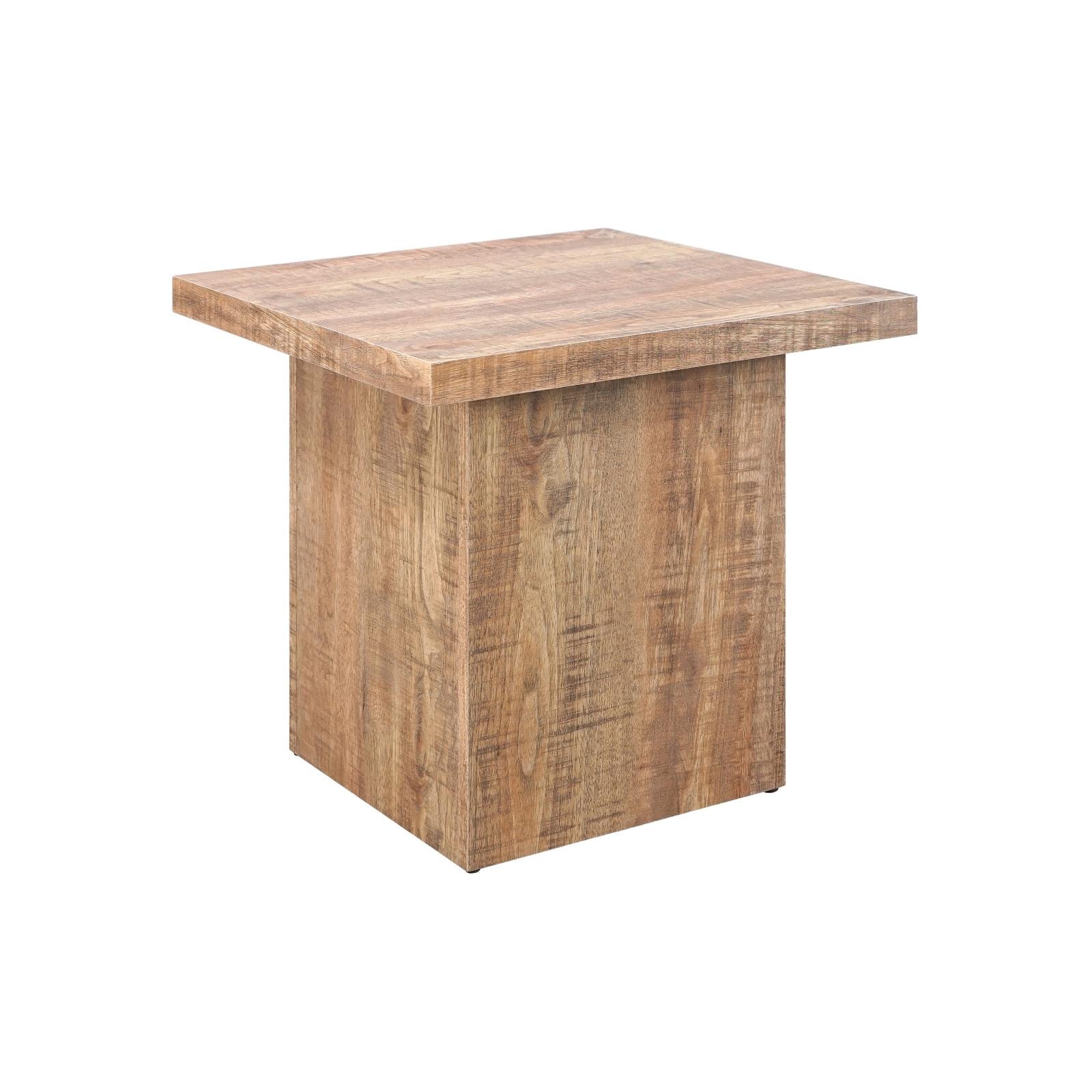 Coaster Living Room Devar Square Engineered Wood End Table Mango