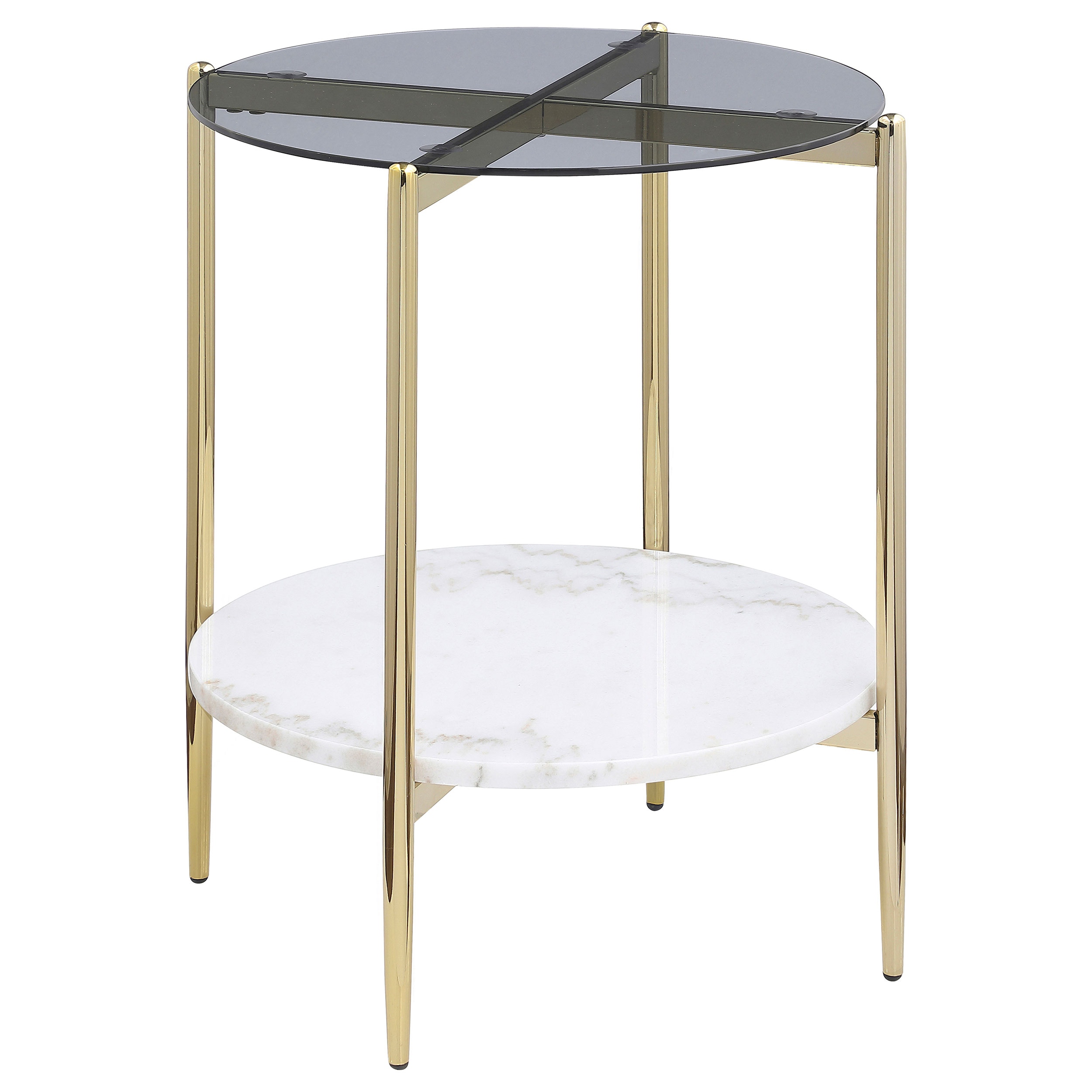 Coaster Living Room Jonelle 3-piece Round Coffee And End
