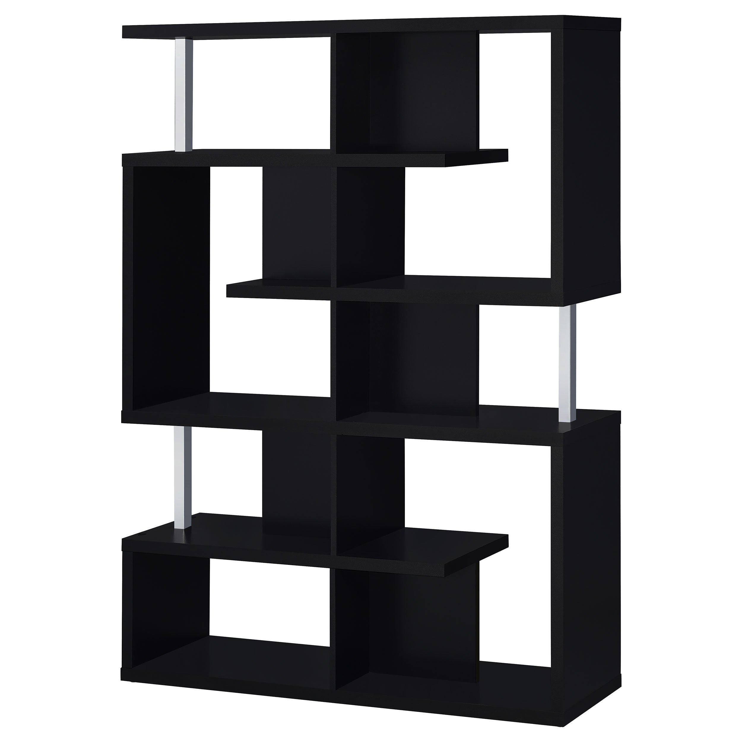 Coaster Home Office Hoover 63-inch 5-shelf Bookshelf Black 800309