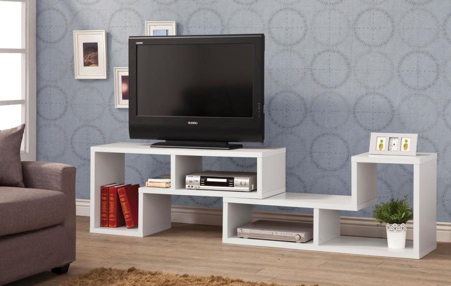 Coaster white deals tv stand