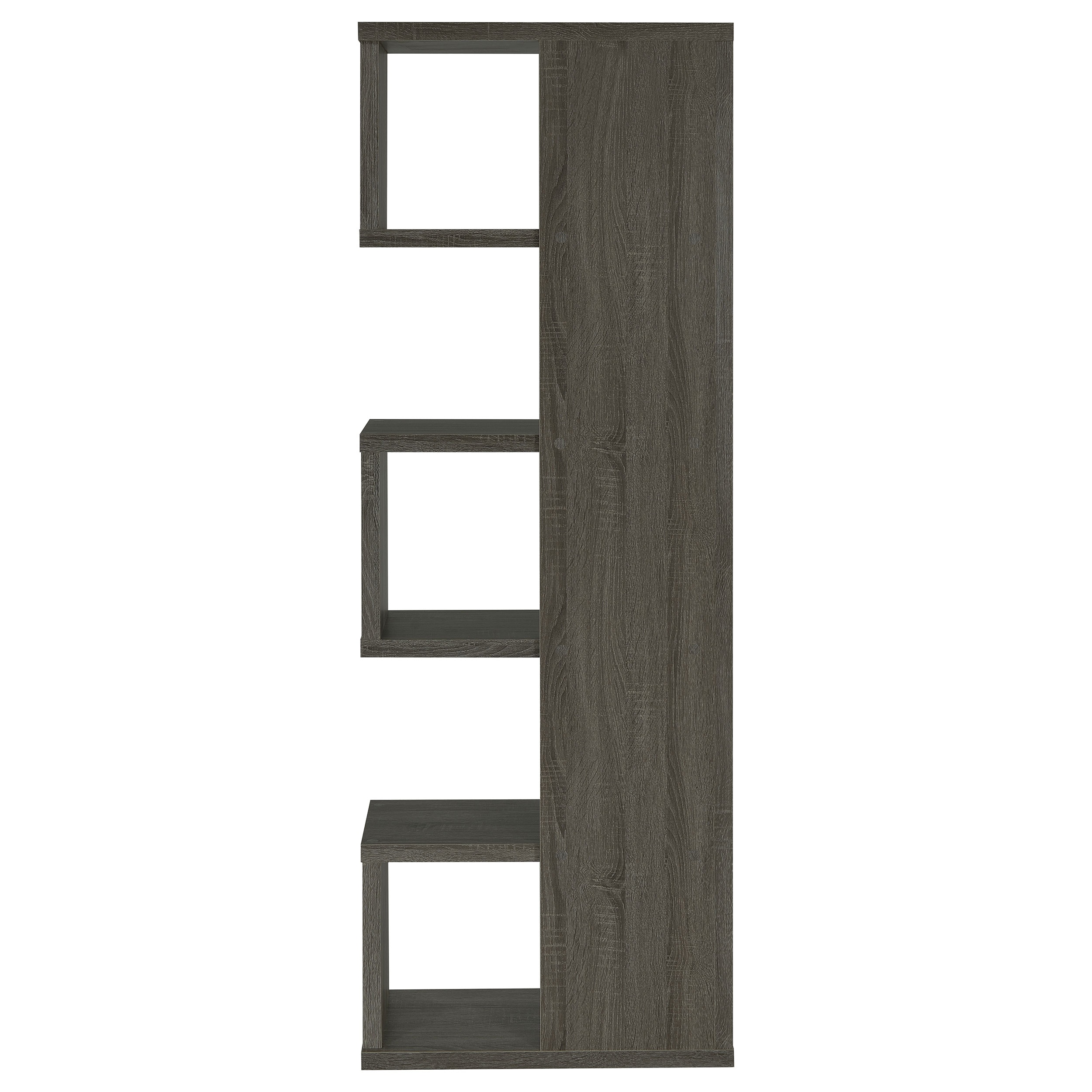 Coaster Home Office Joey 71-inch 5-shelf Bookshelf Weathered Grey