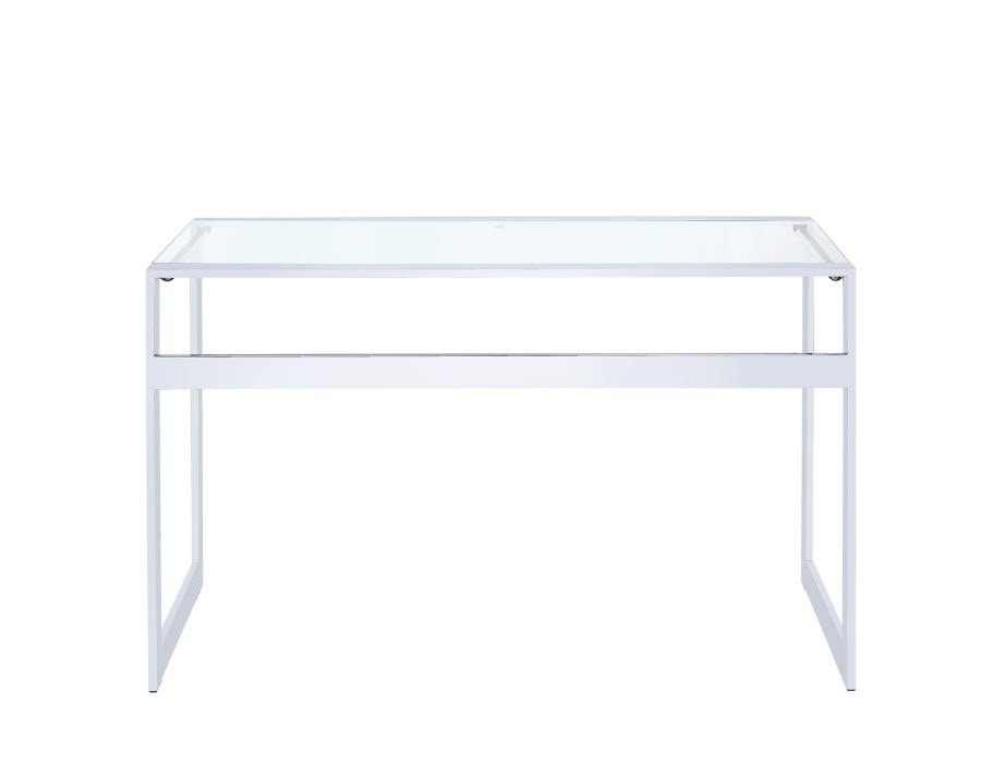 Coaster Home Office Hartford 47-inch Glass Top Writing Desk