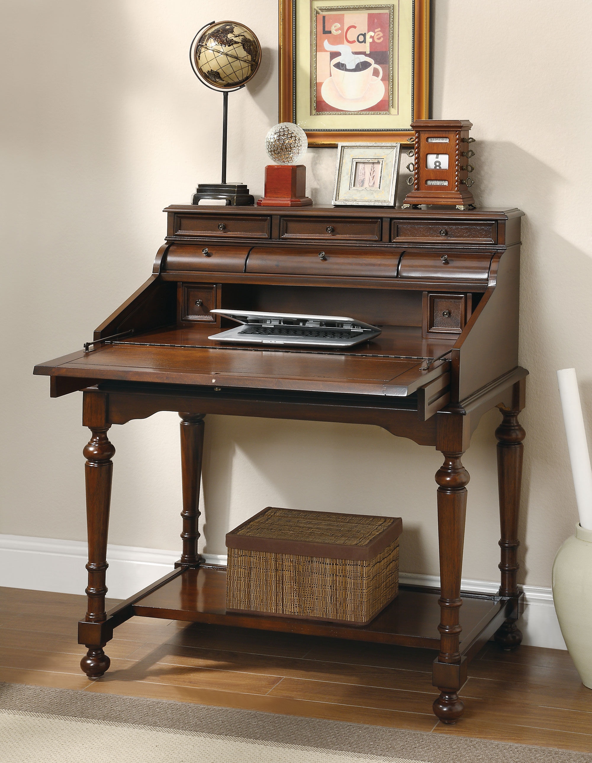 flip top secretary desk