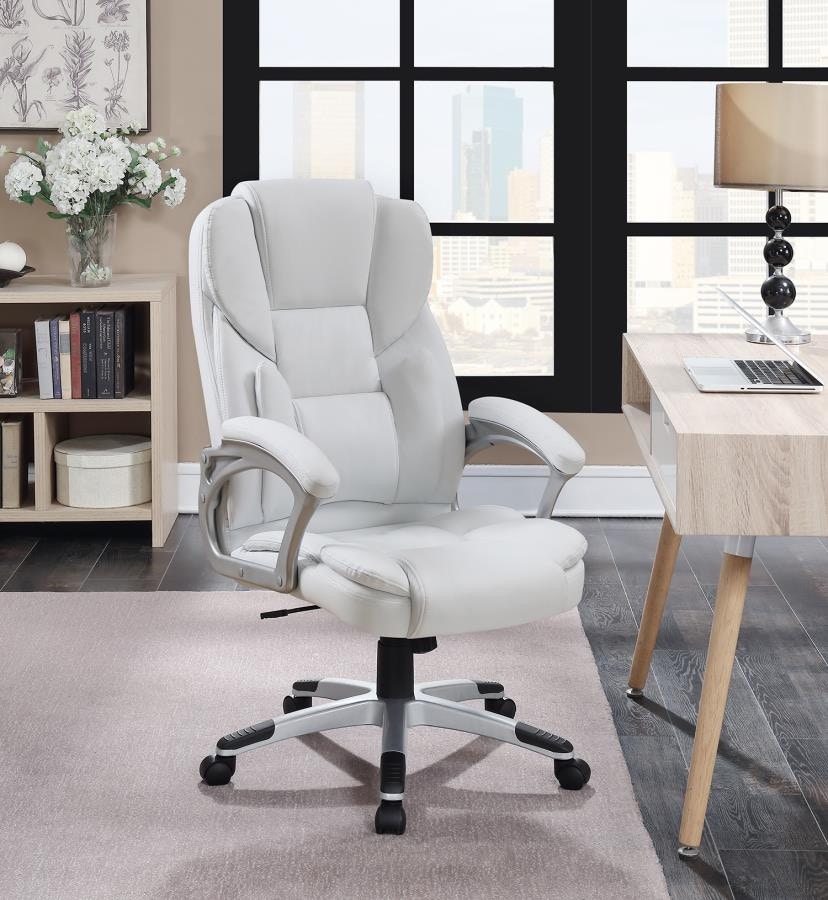 Coaster Home Office Kaffir Upholstered Adjustable Home Office Desk