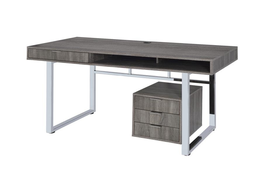 65 inch desk with drawers hotsell