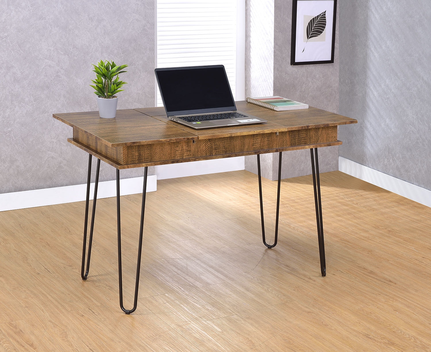 Coaster Home Office Writing Desk With Outlet 802011 Furniture Market