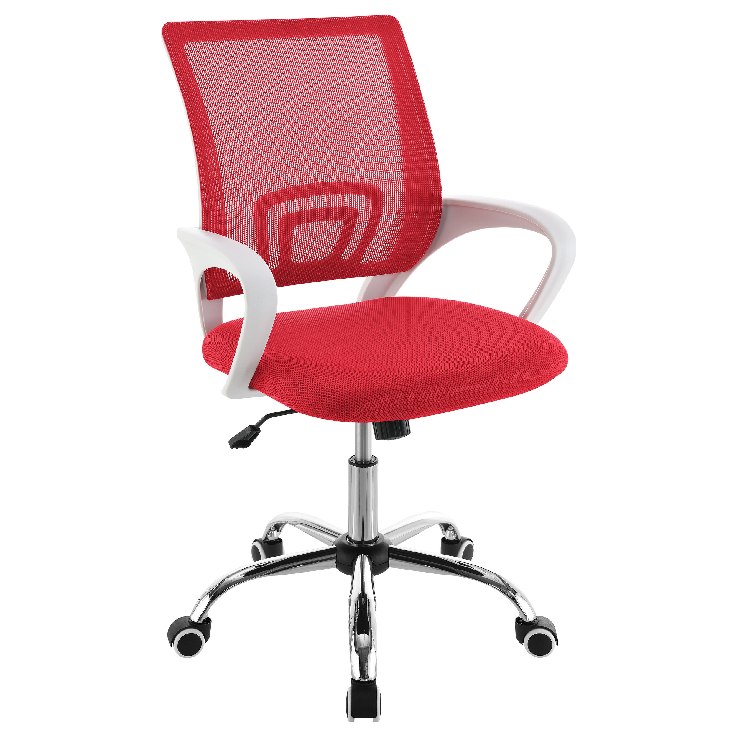 Coaster Felton Upholstered Adjustable Home Office Desk Chair Red 802017