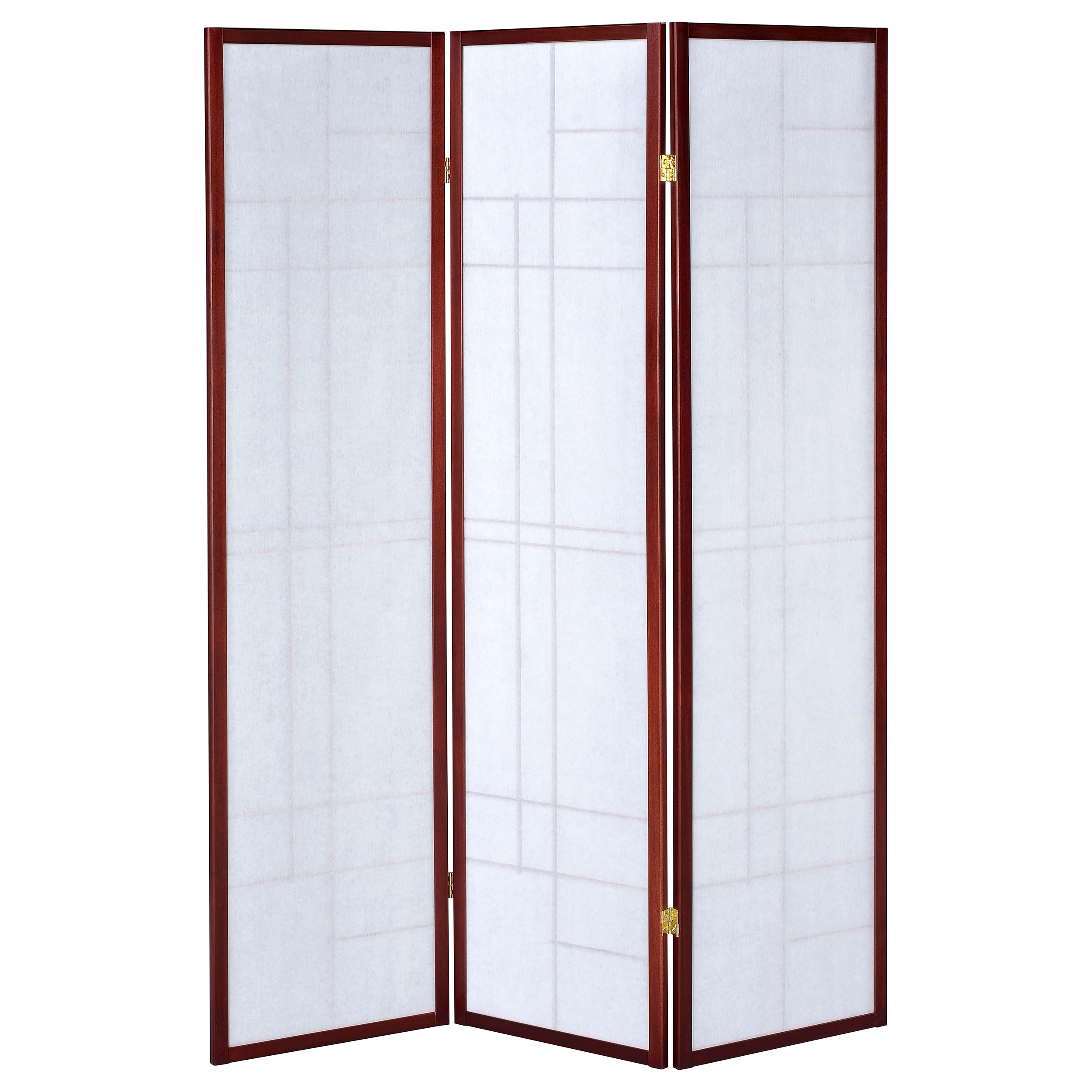 Coaster Home Accents Katerina 3-panel Room Divider Folding Shoji Screen Cherry 900110 - Thumbnail 5