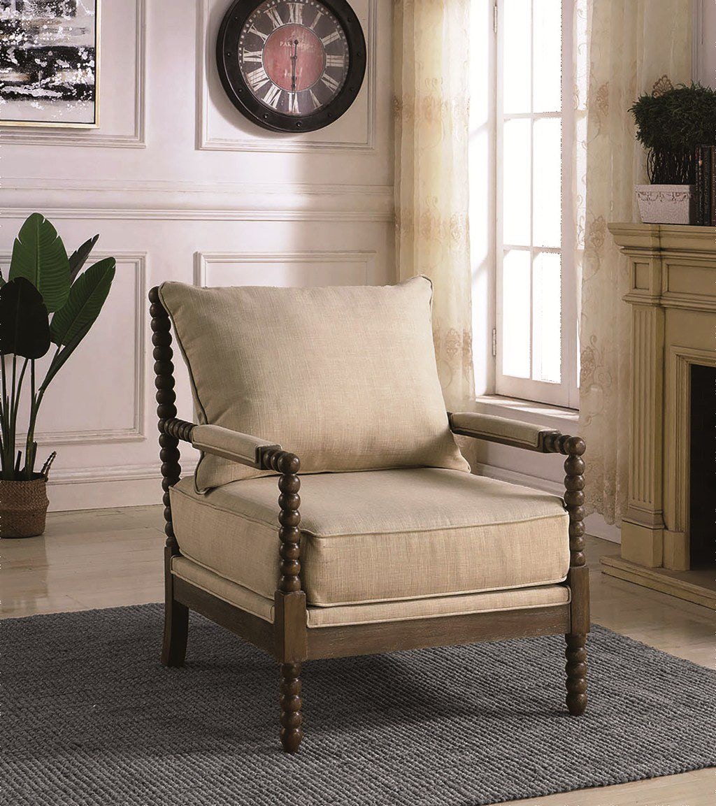 Coaster Living Room Accent Chair 905362 Silk Greenery Home Store