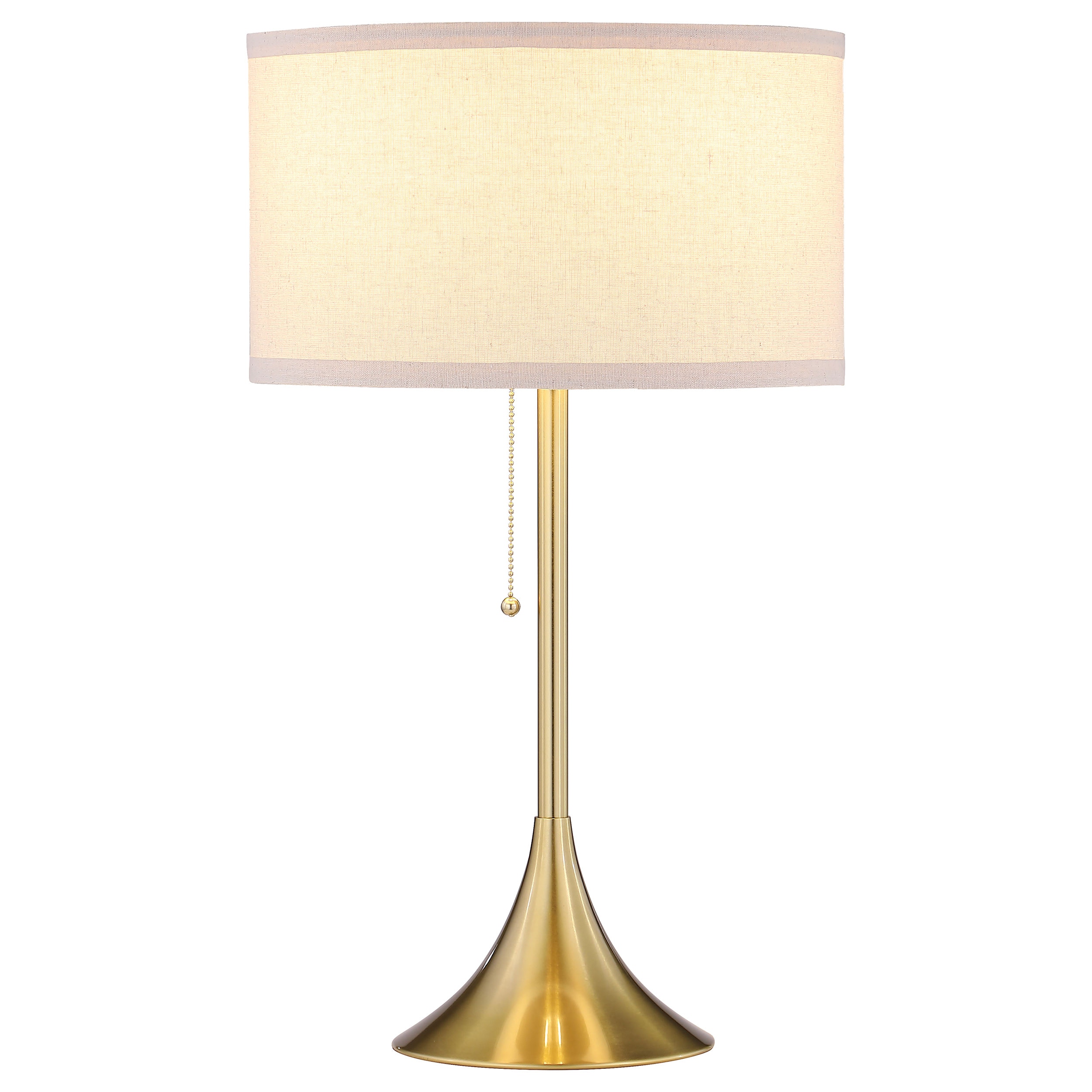 Coaster Elmira 24-inch Drum Shade Metal Table Lamp Gold 920241