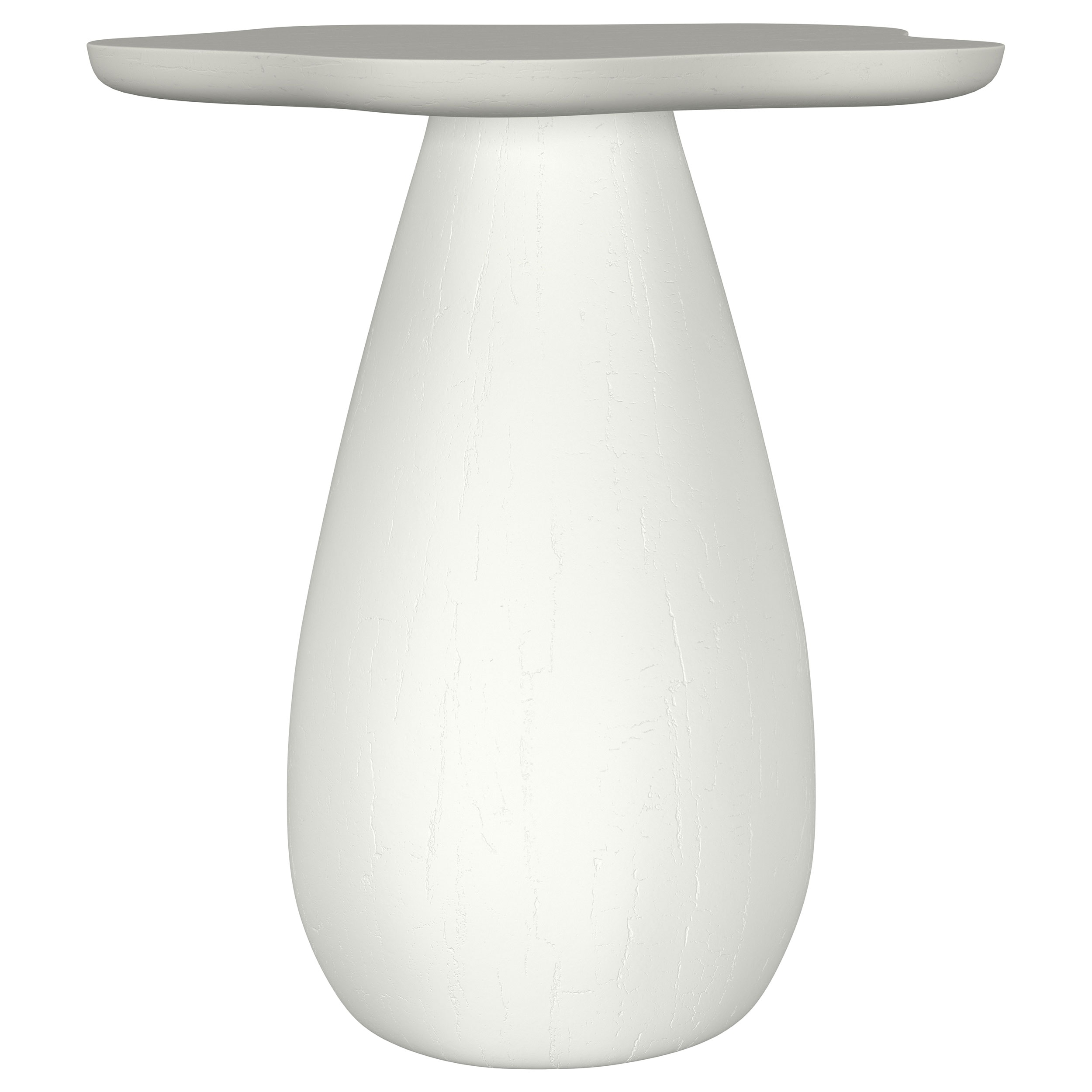 Coaster Perth 20-inch Side Table With Cloud-shaped Top Off White 930616