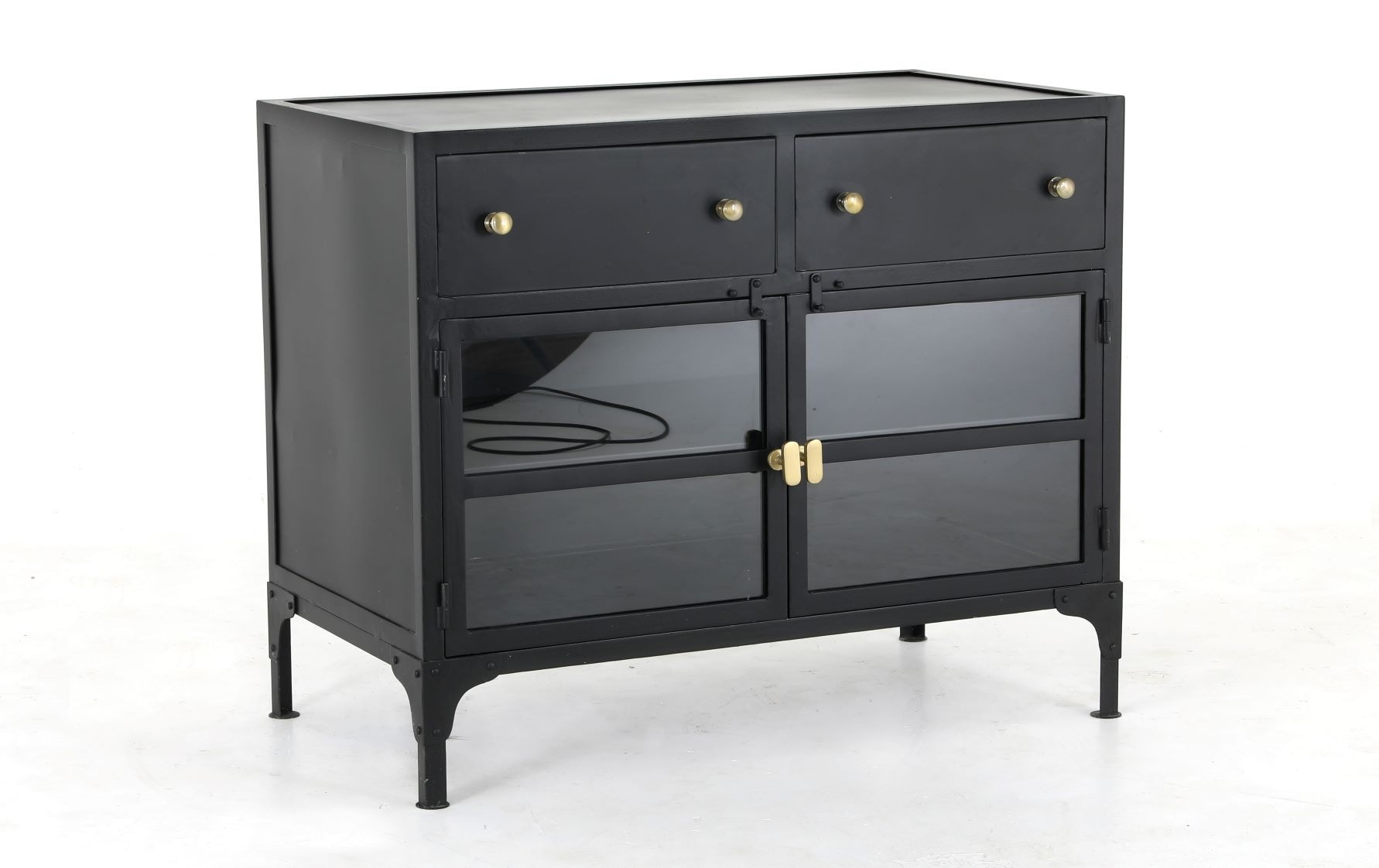 Coaster Living Room Sadler 2-drawer Metal Accent Storage Coaster Living Room Sadler 2-drawer Metal Accent Storage