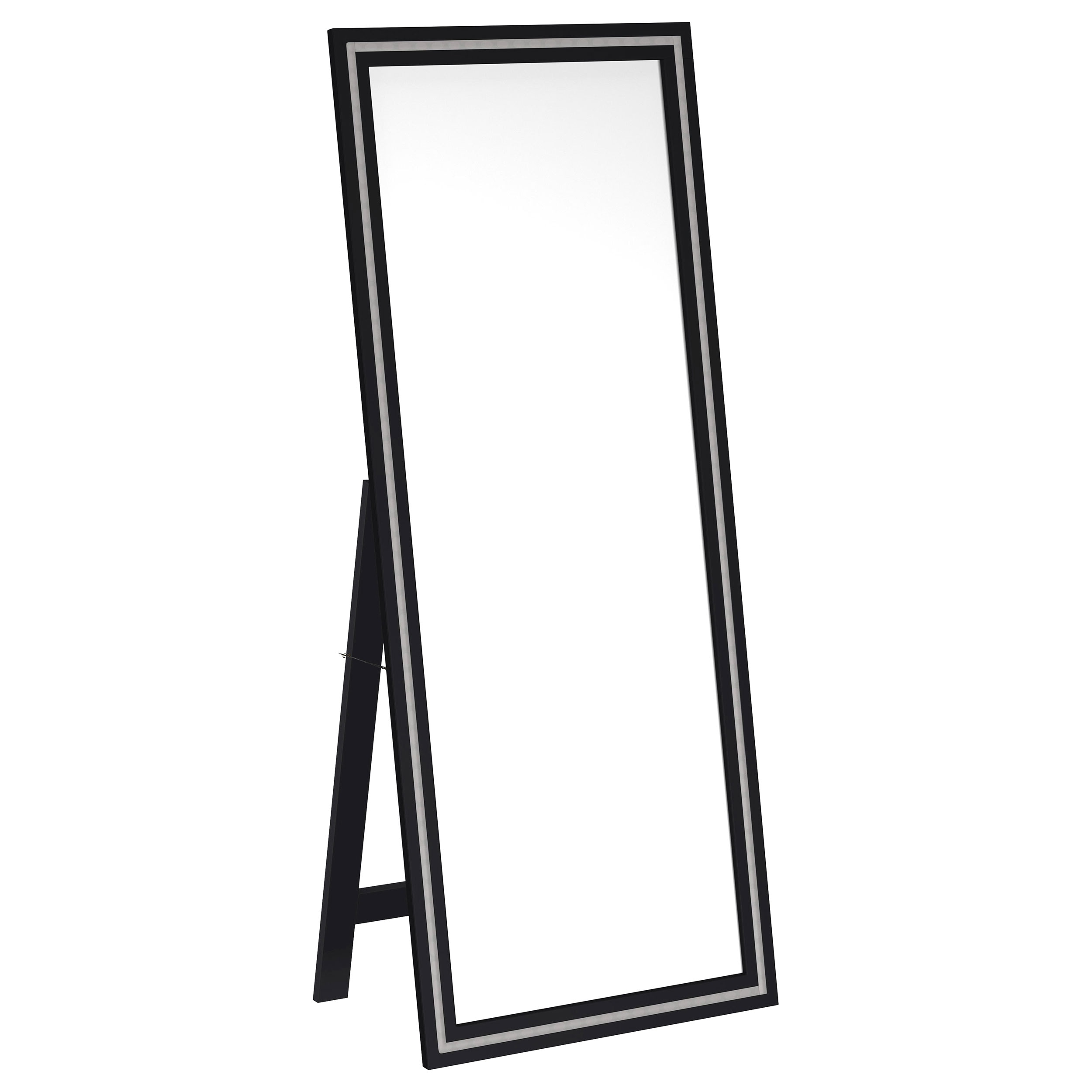 Coaster Mirrors Windrose 28 X 67 Inch Tempered Led Standing Mirror