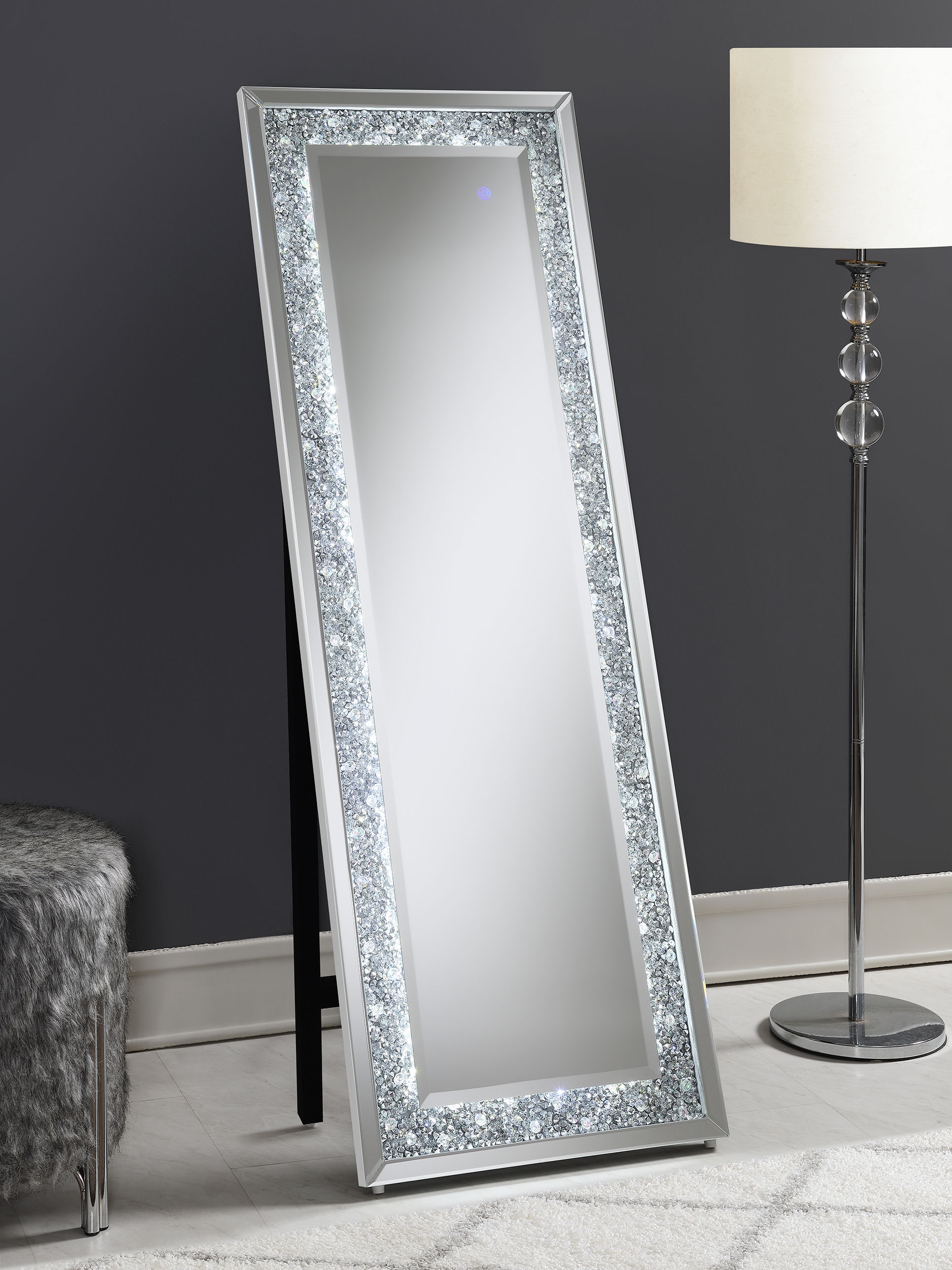Coaster Mirrors Carisi 22 X 61 Inch Crystal Acrylic Standing