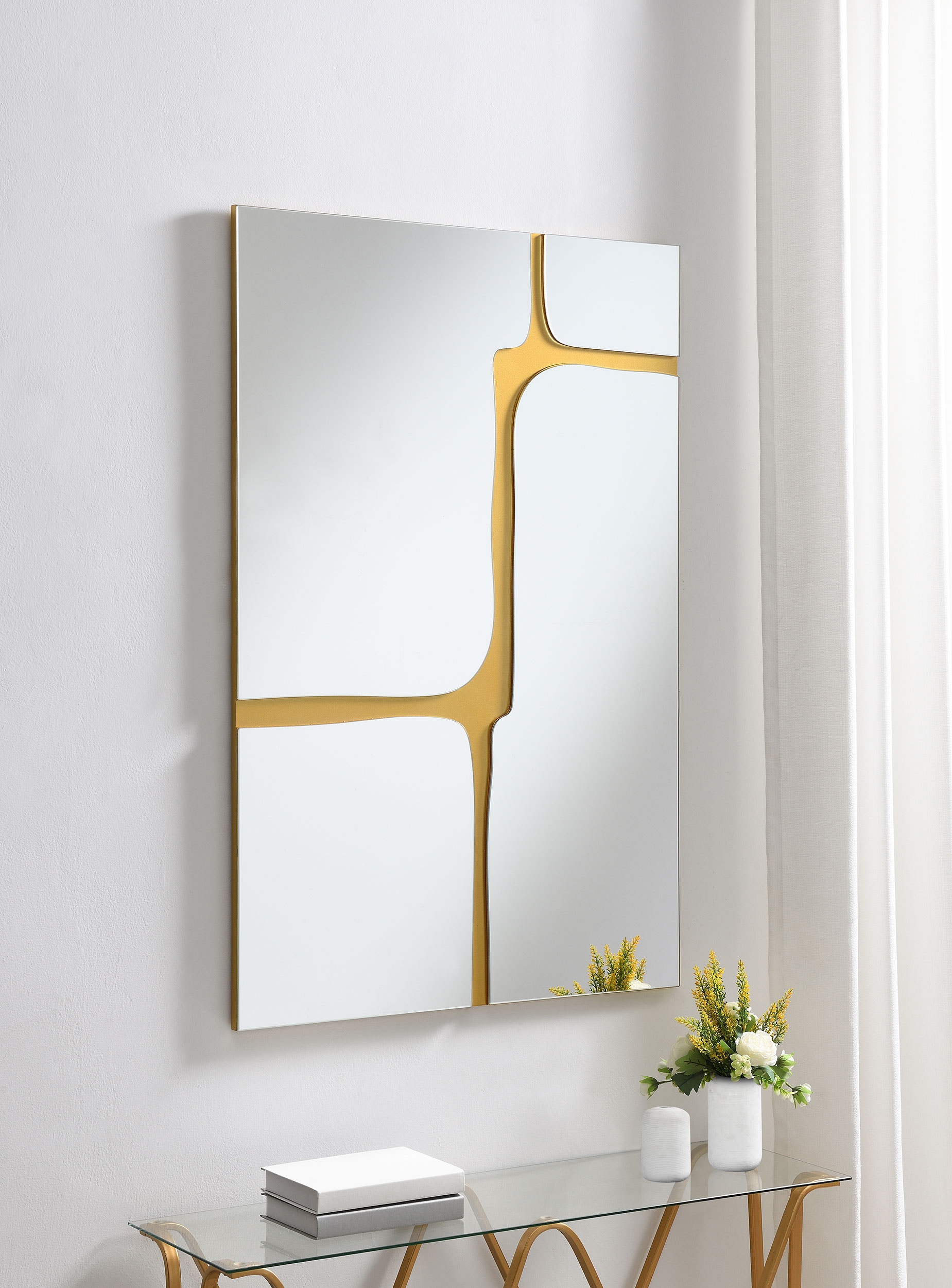Amazon.com: Yu Ru Wall Mirror for Bathroom, Sunburst Wall