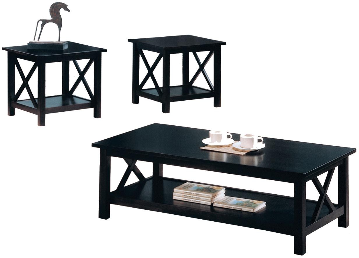 Coaster 3 piece coffee deals table set