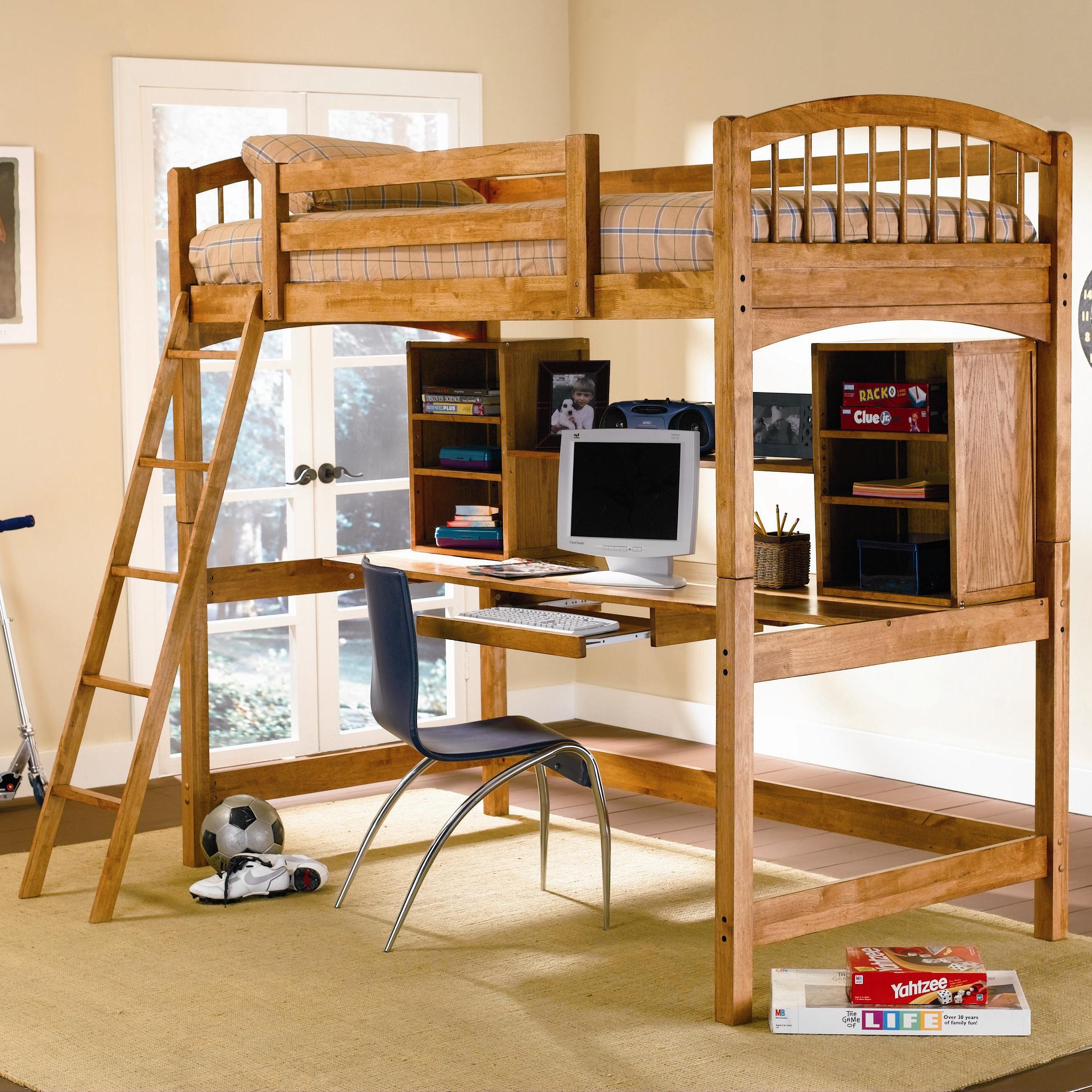 Coaster Bedroom Twin Workstation Loft Bed 460063 King Furniture