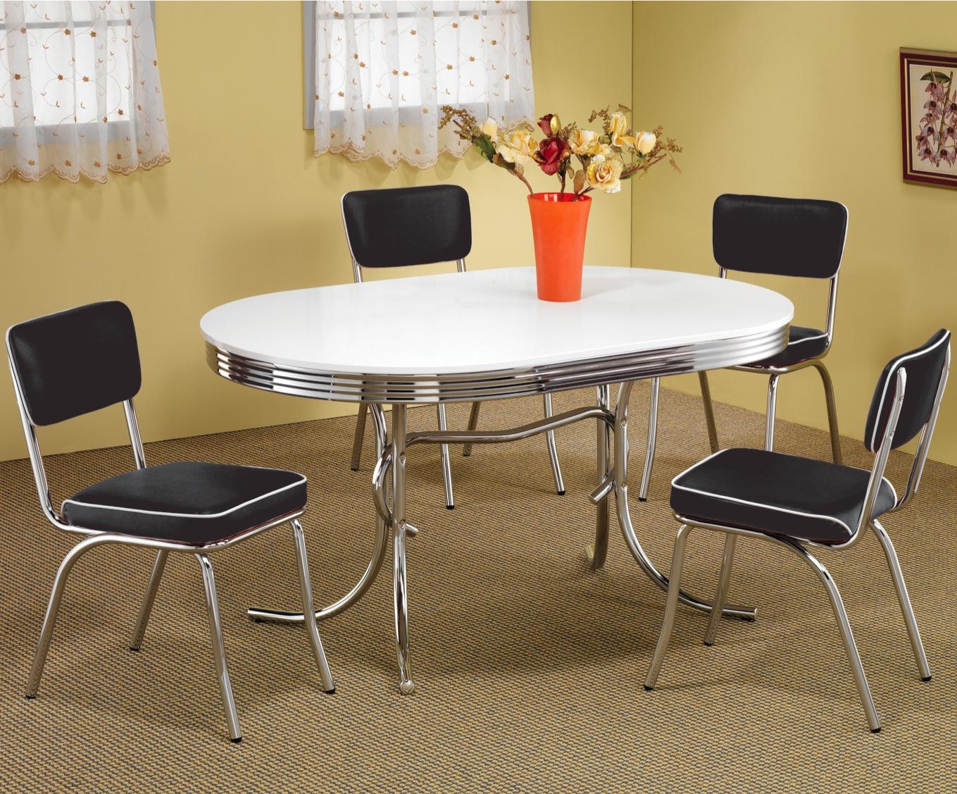 Retro oval dining table deals