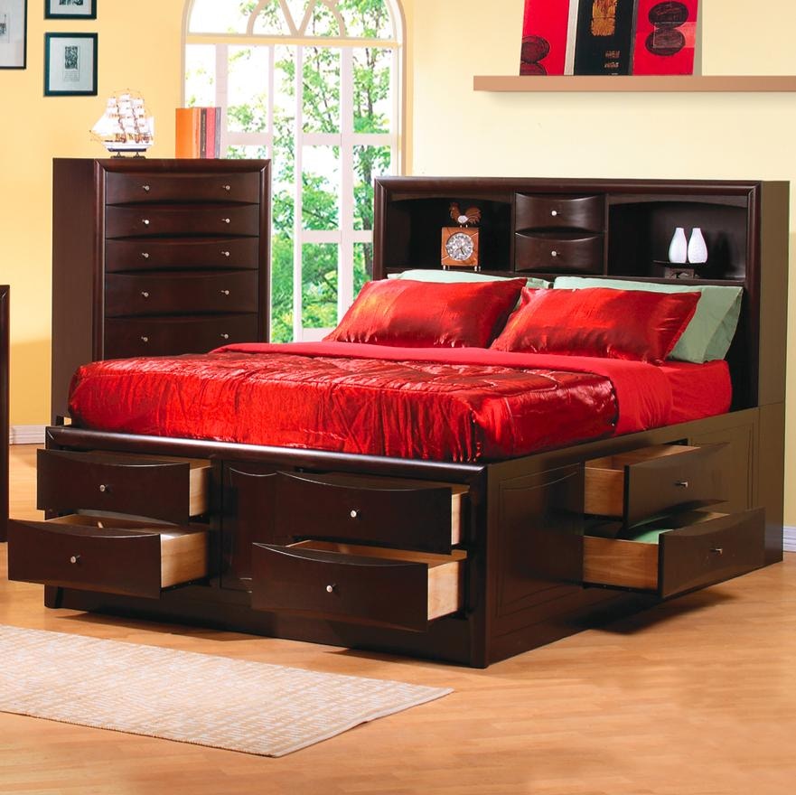 Hillary queen storage deals bed