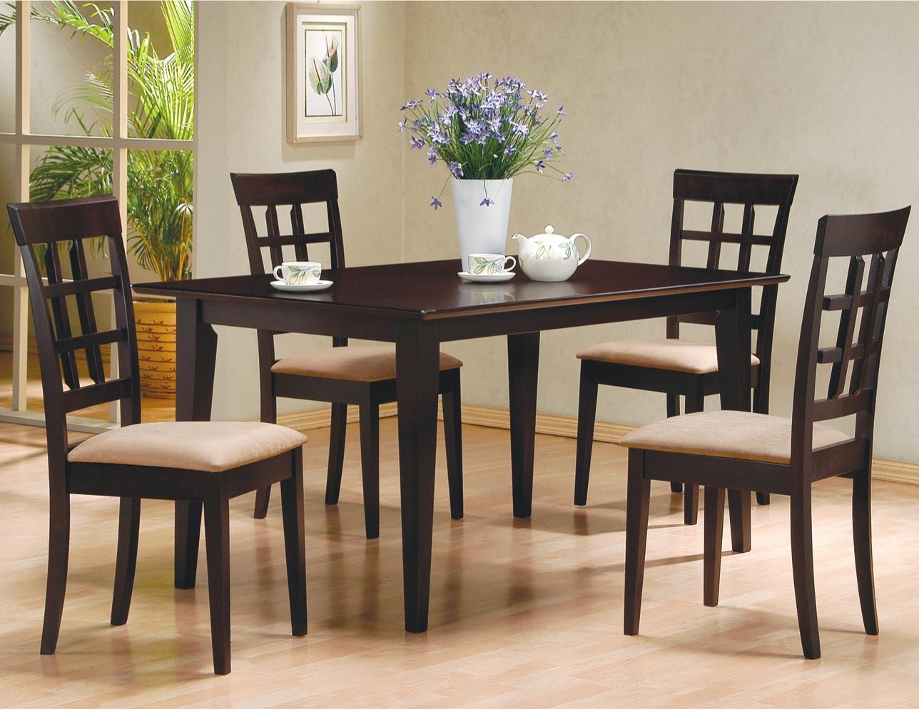 modern casual dining table