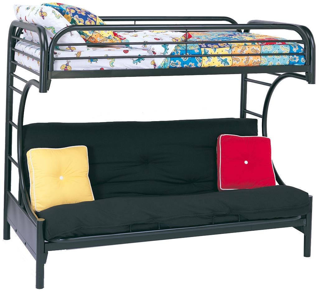 A futon deals bunk bed