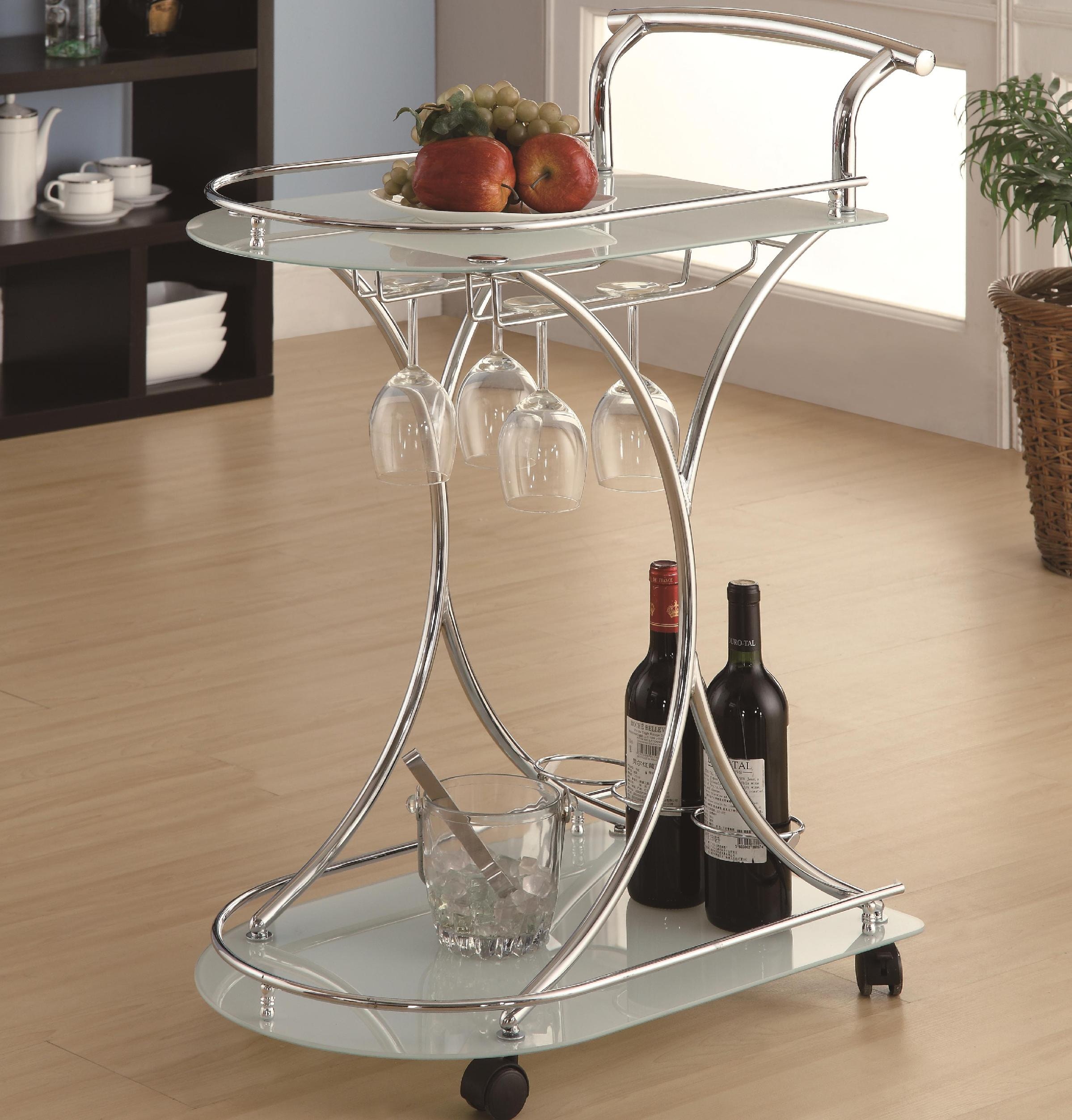 Coaster Home Accents Serving Cart 910002 Valeri Furniture