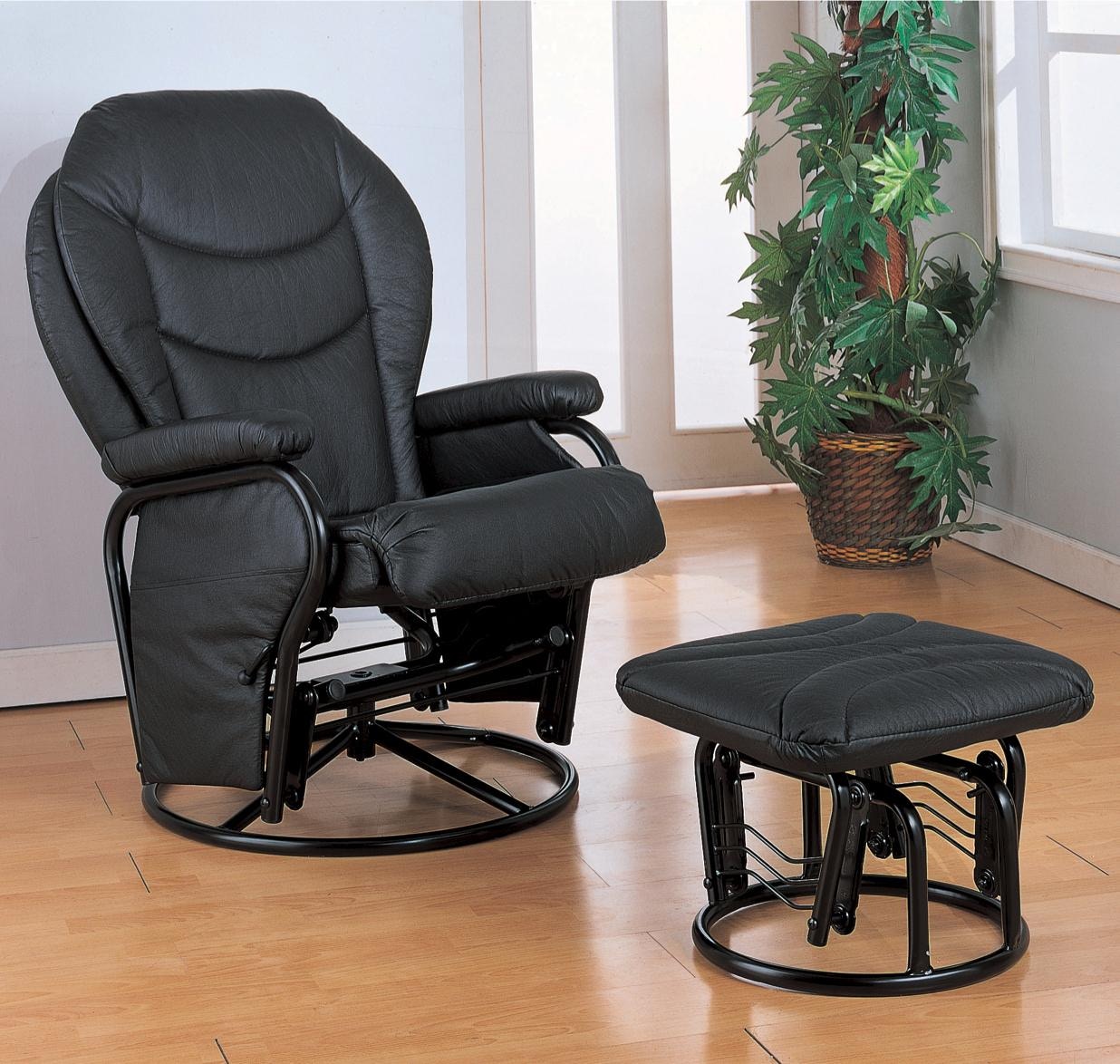 High back best sale glider and ottoman