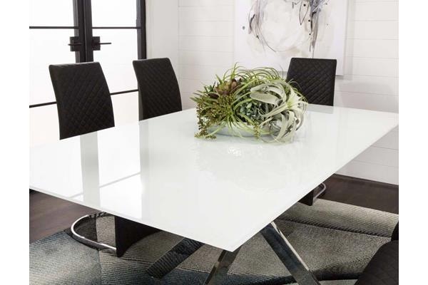 Cramco Casual Dining Rectangular 12mm Super White Glass Table Top G502844 TT Haynes Brothers